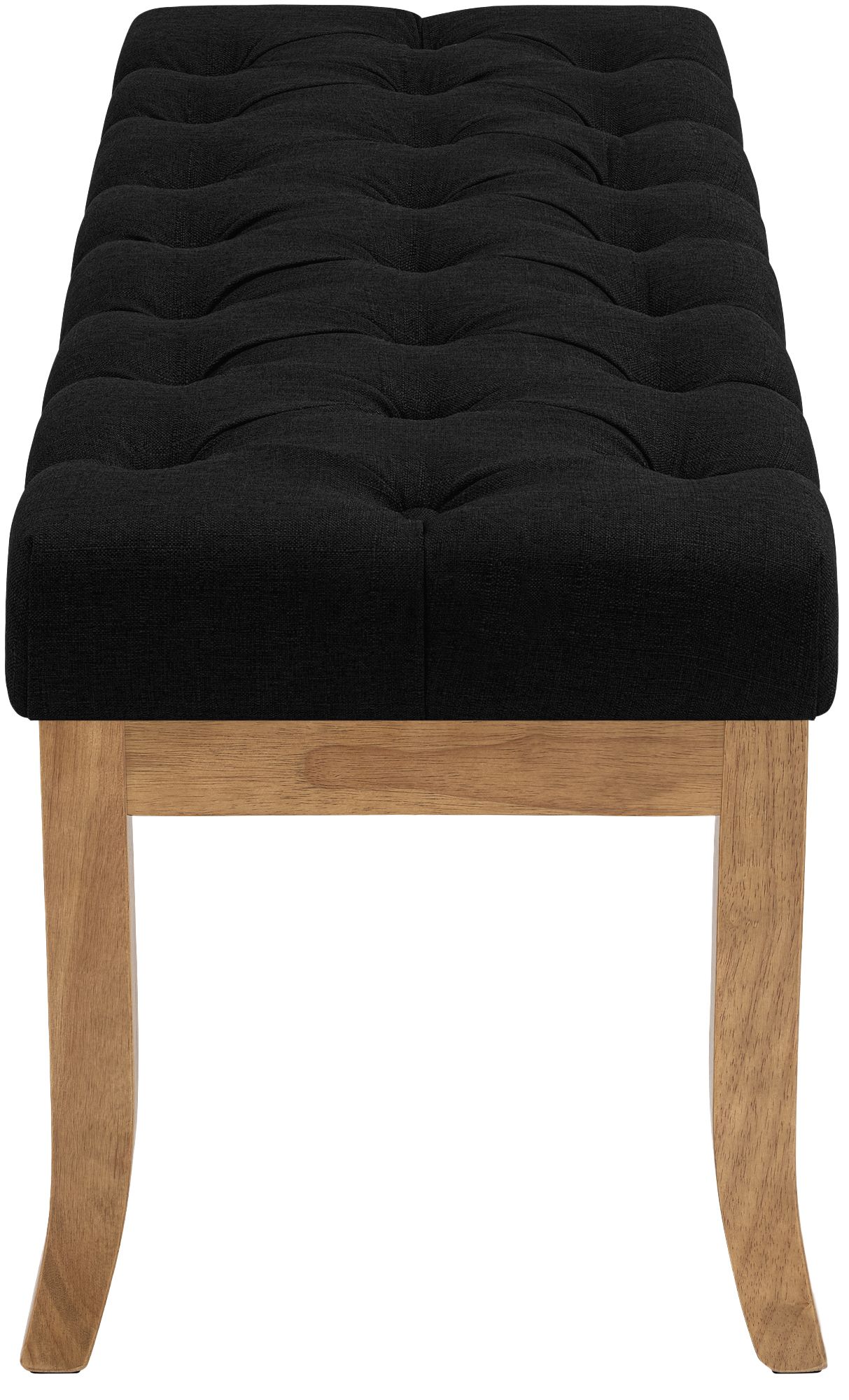Panca design RAMSES in legno chiaro antico tessuto