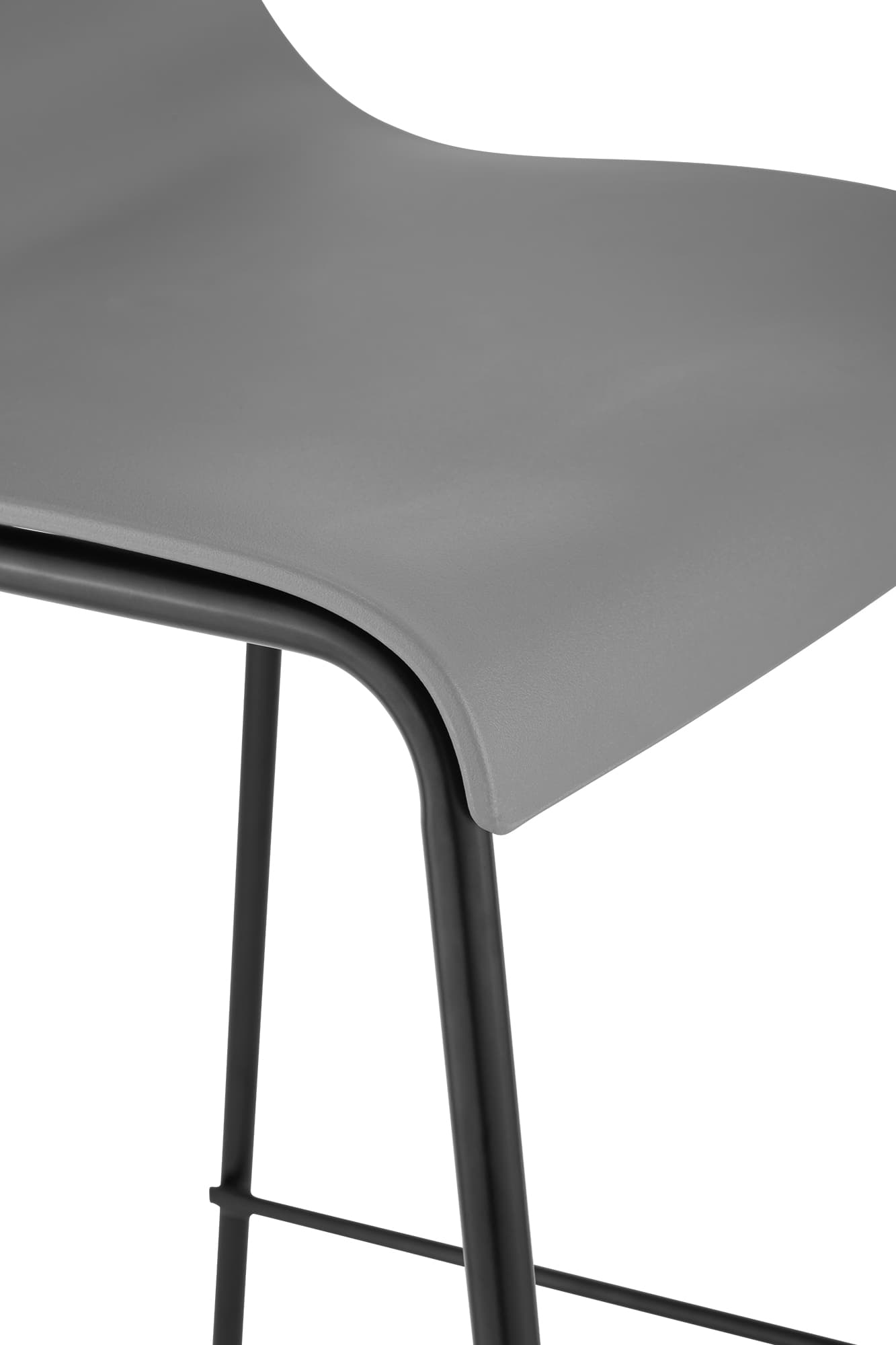 Set di 2 sgabelli da bar Hover in plastica con base a 4 gambe