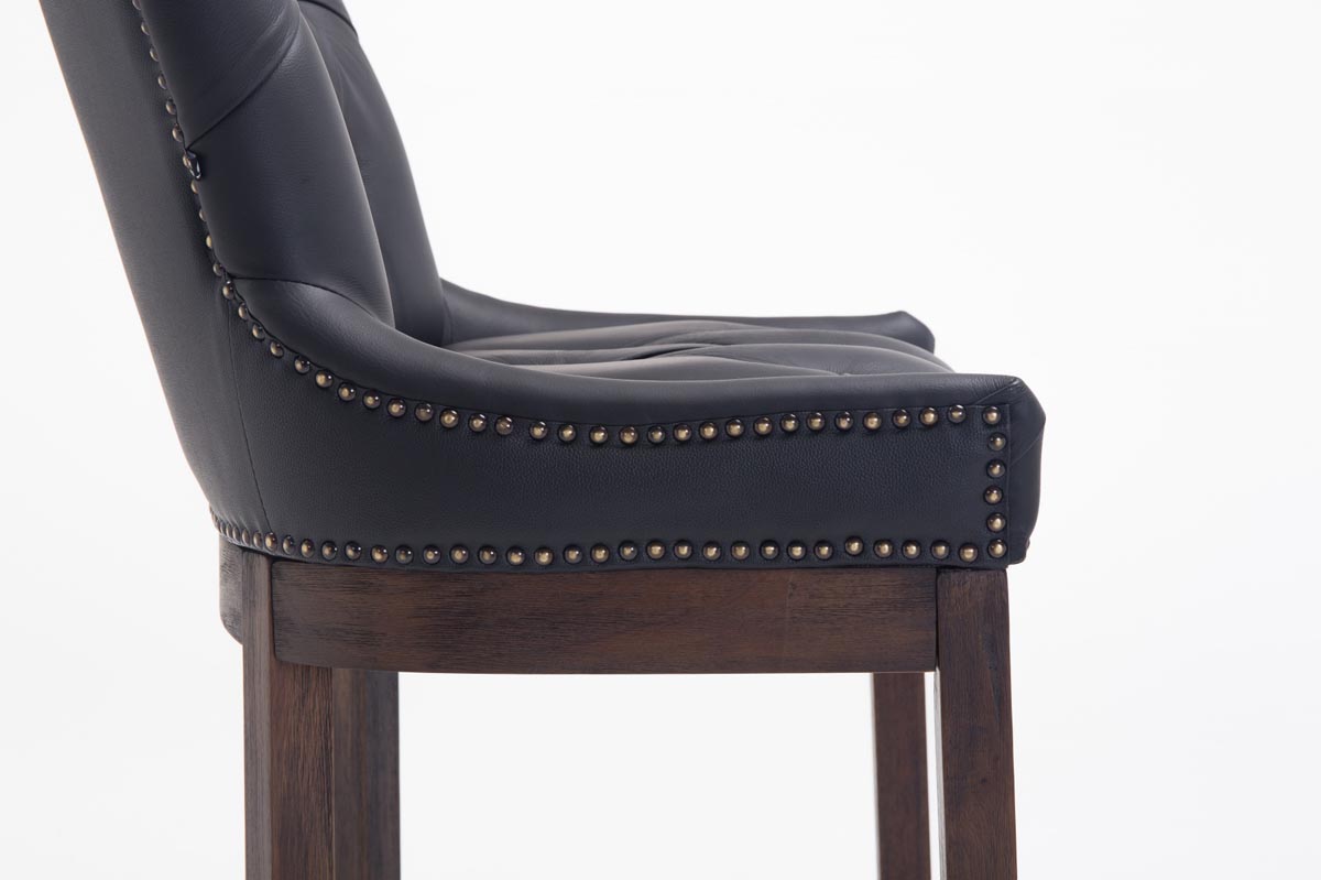 Set 2 sgabelli Lakewood in vera pelle