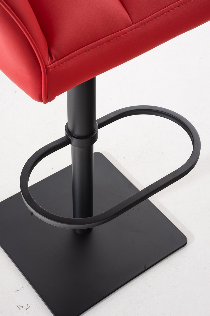 Sgabello da bar Damaso con rivestimento in similpelle