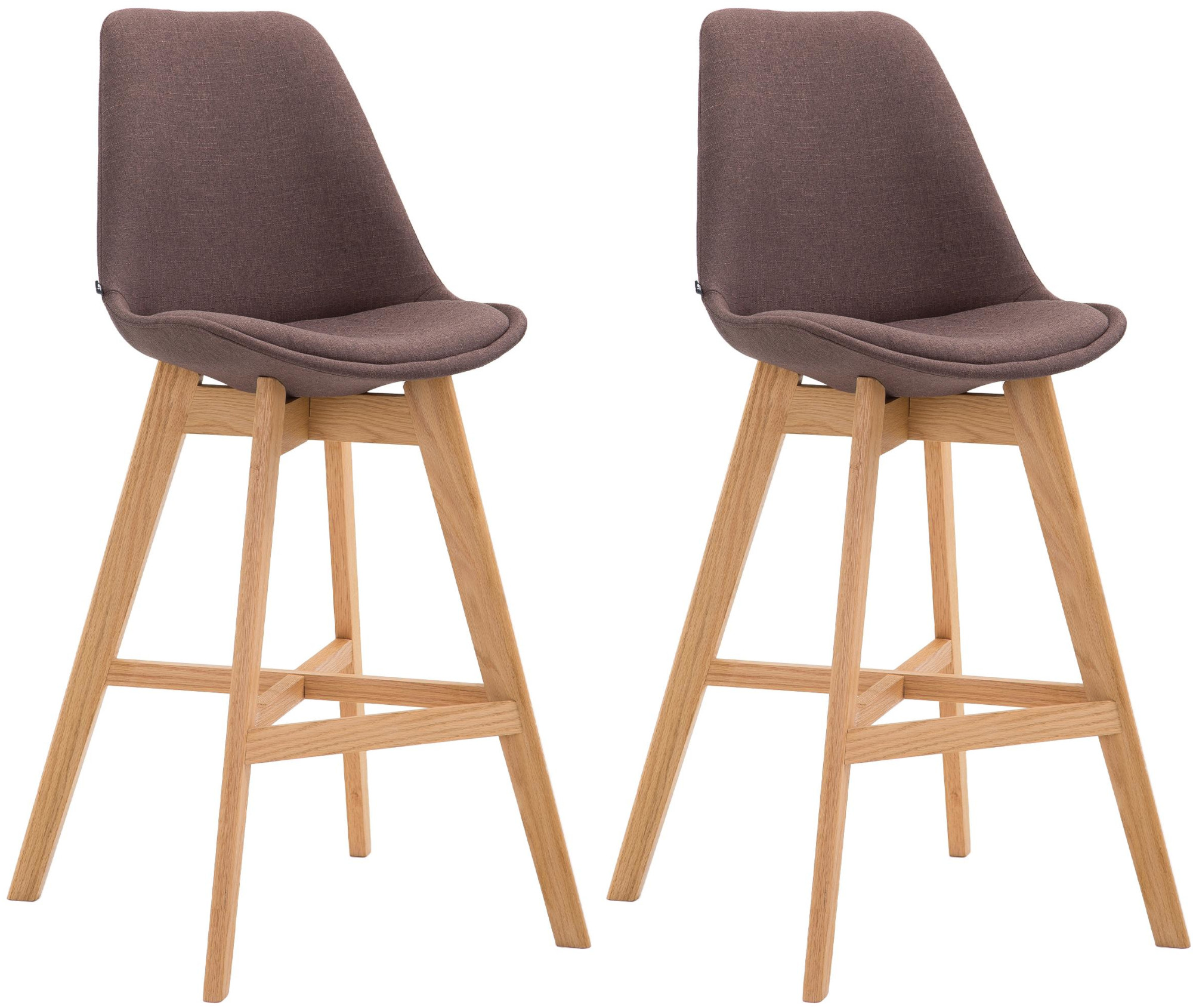 2 Sgabelli Design CANNES in Tessuto