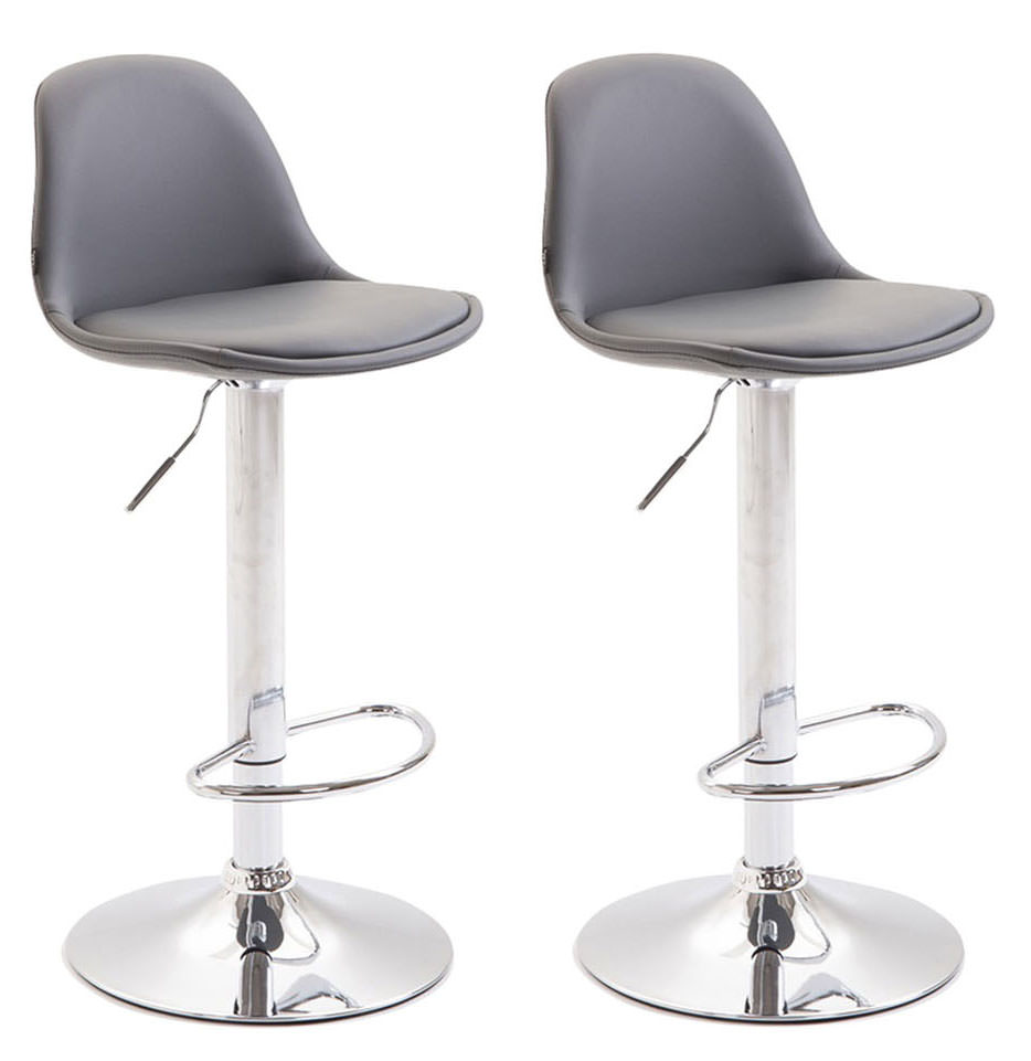 Set 2 Sgabelli Kiel in similpelle