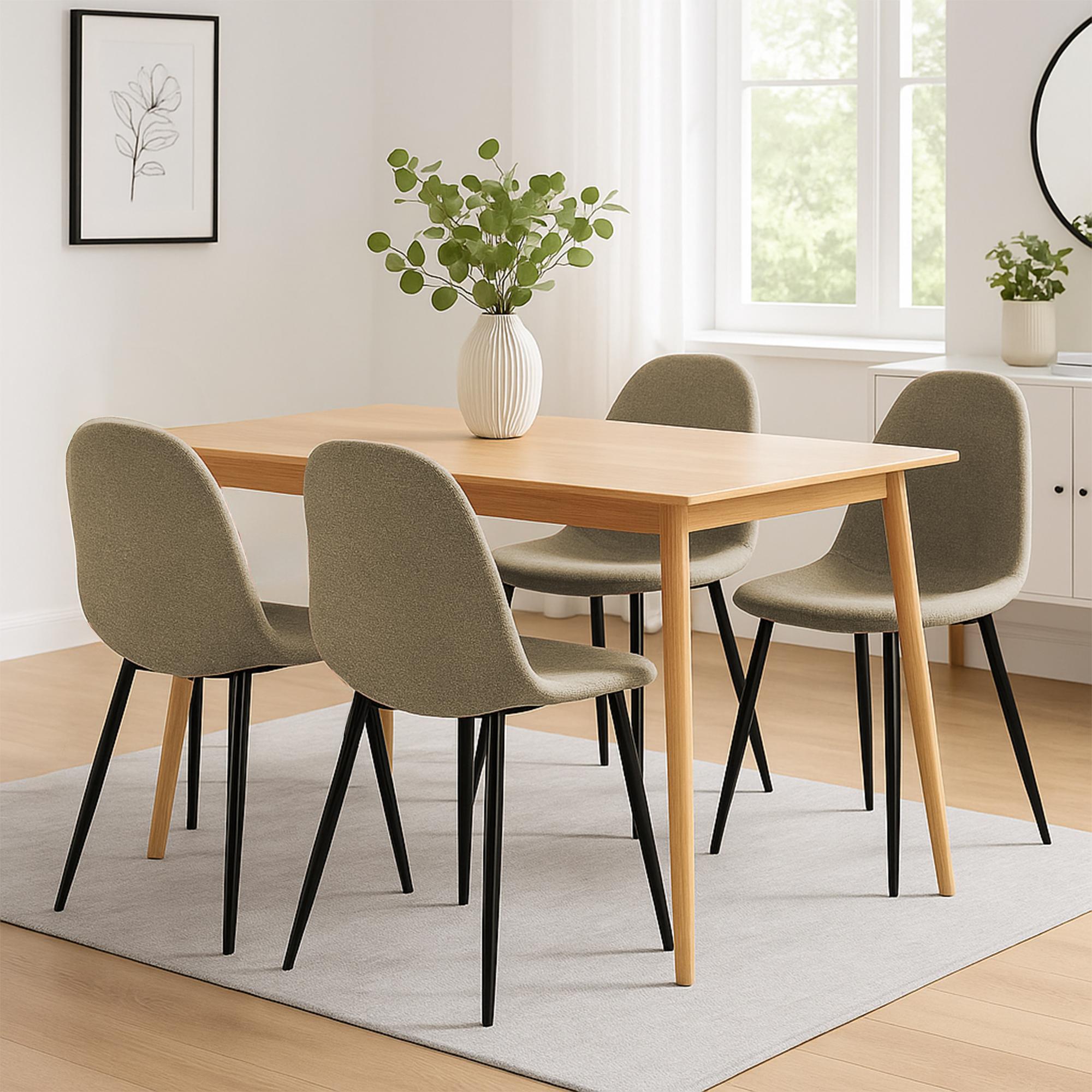 Set di 4 sedie da pranzo Napier