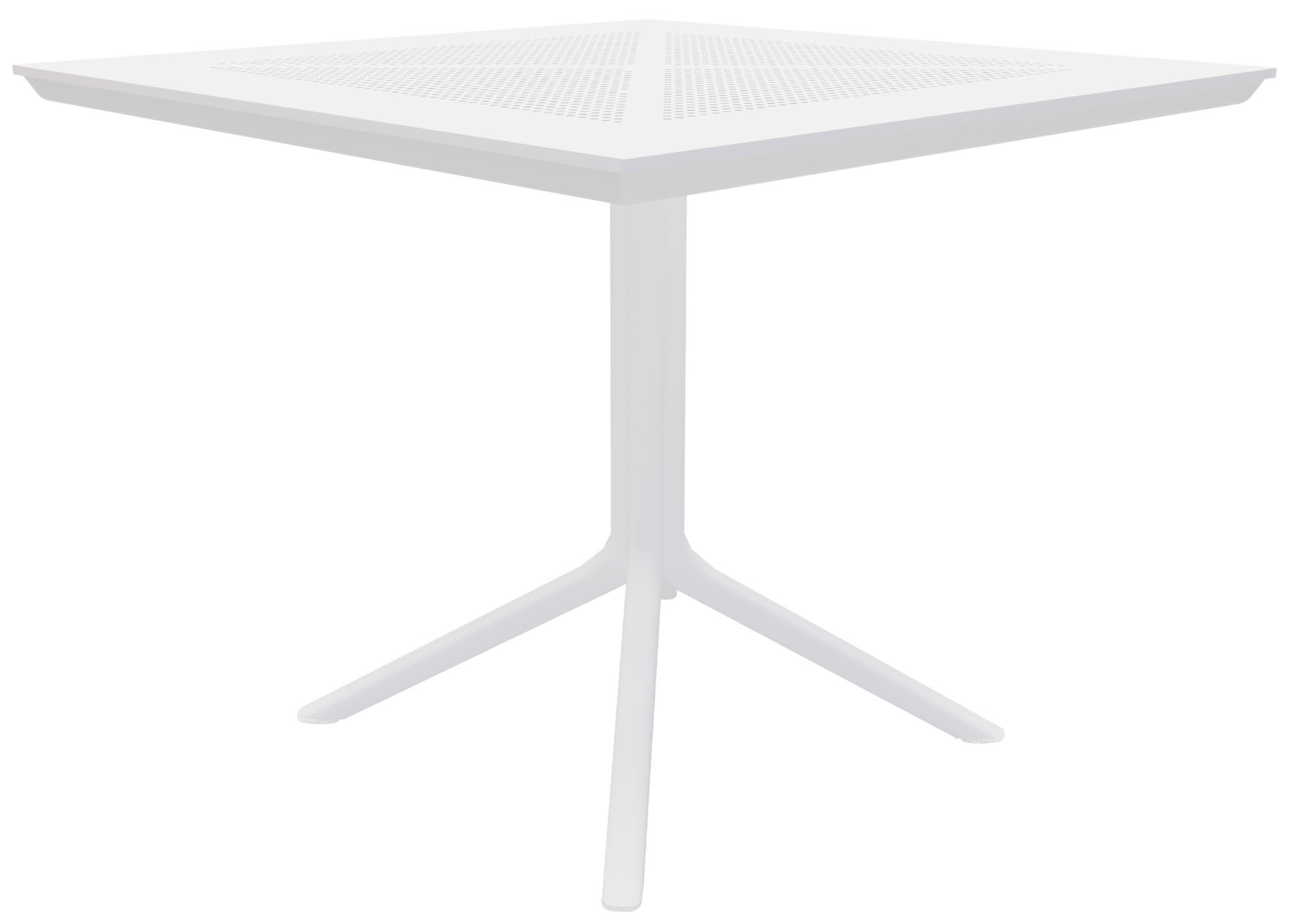 Tavolo da giardino Lenval 80x80 cm Tavolo da esterno in bianco o nero