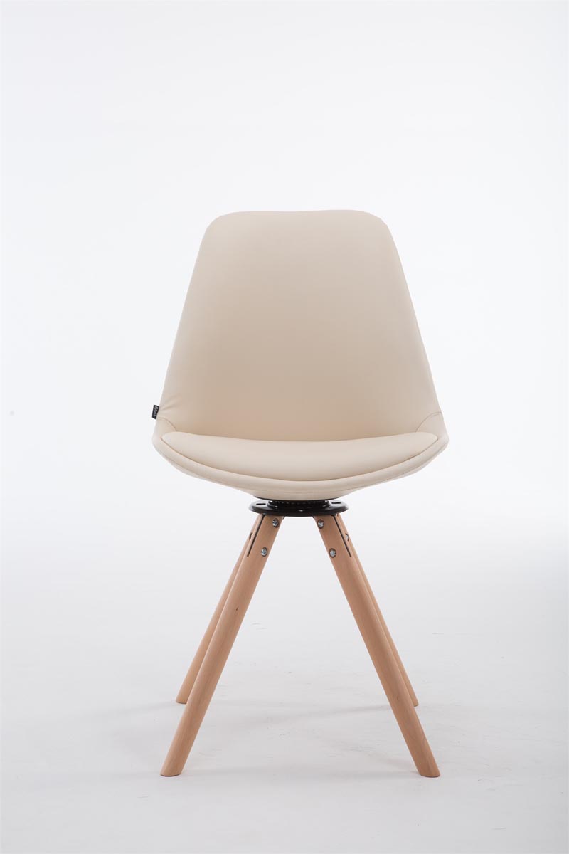 Sedia Calais in similpelle girevole