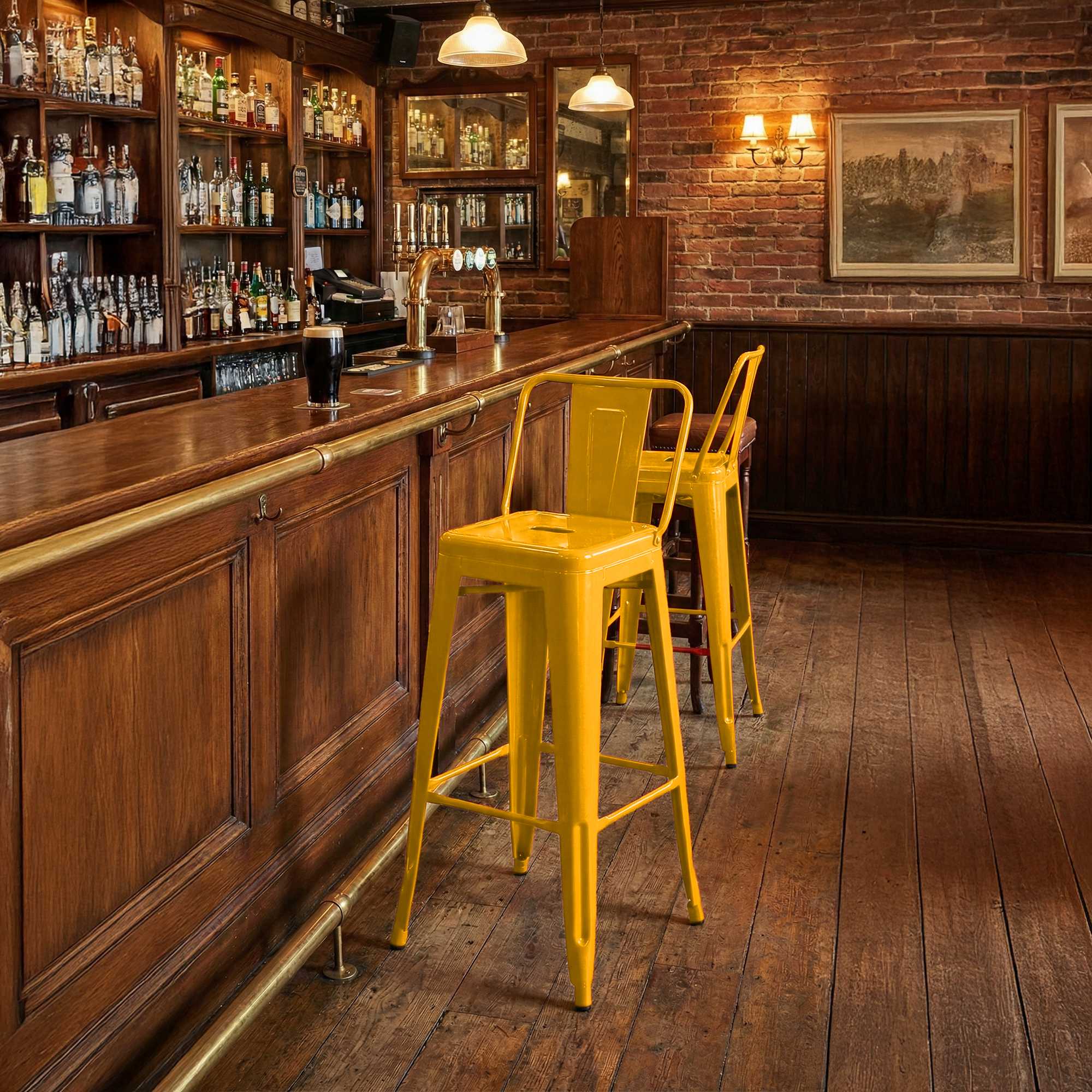 Set di 2 sgabelli da bar Mason