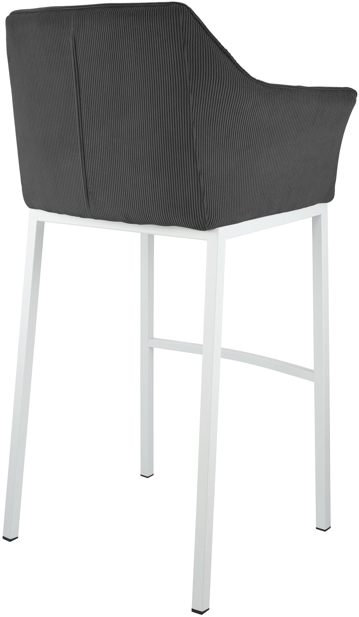 Sgabello Bar Damaso con Rivestimento In Corda e Base a Quattro Gambe