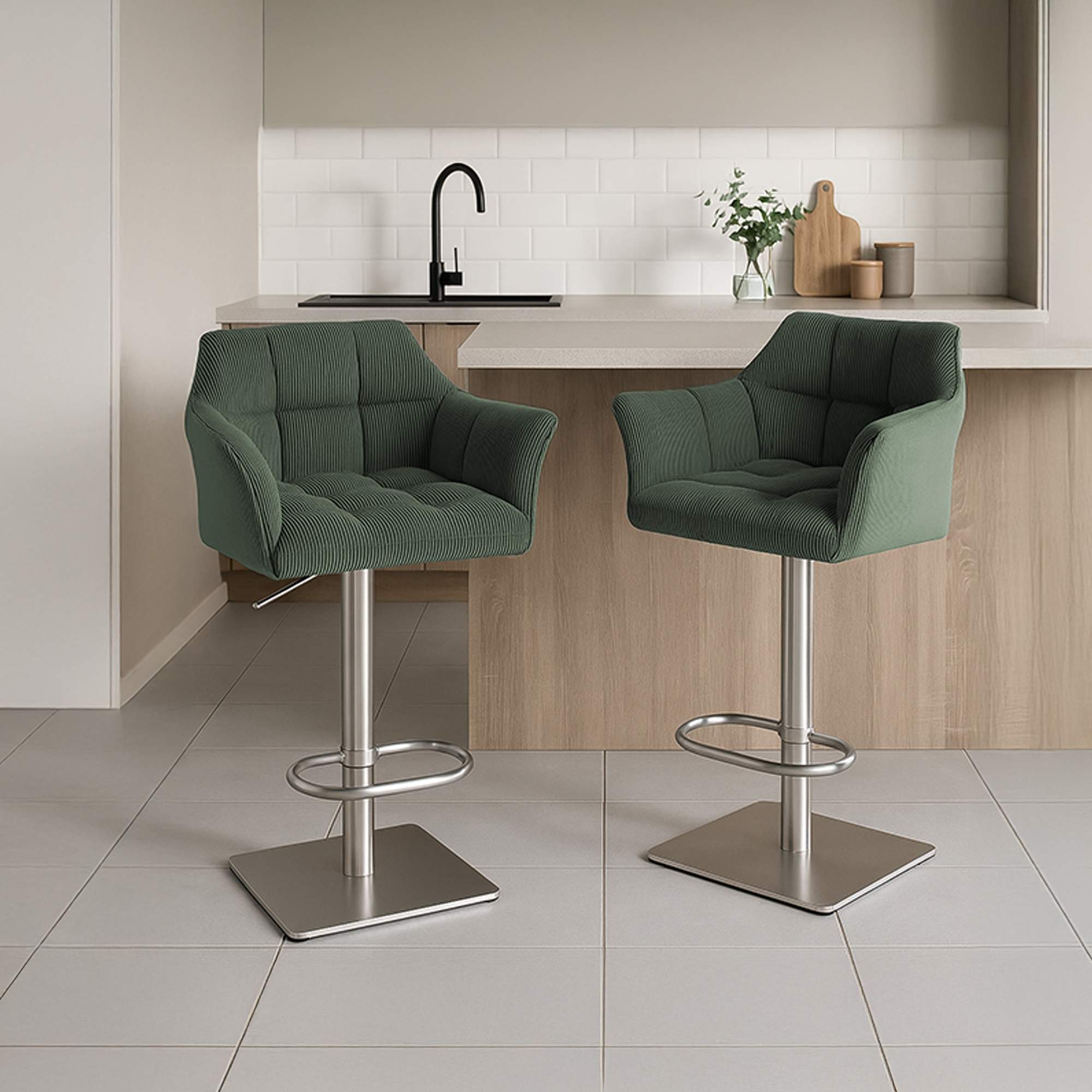 Sgabello Bar Damaso Cord