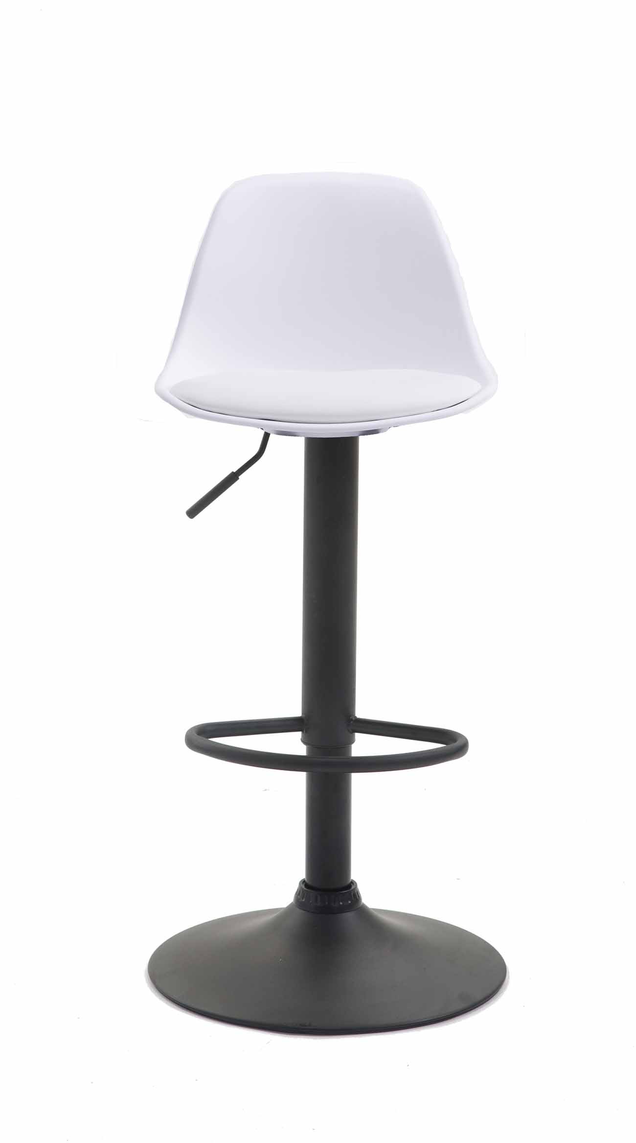 Sgabello di design KIEL in polipropilene e similpelle