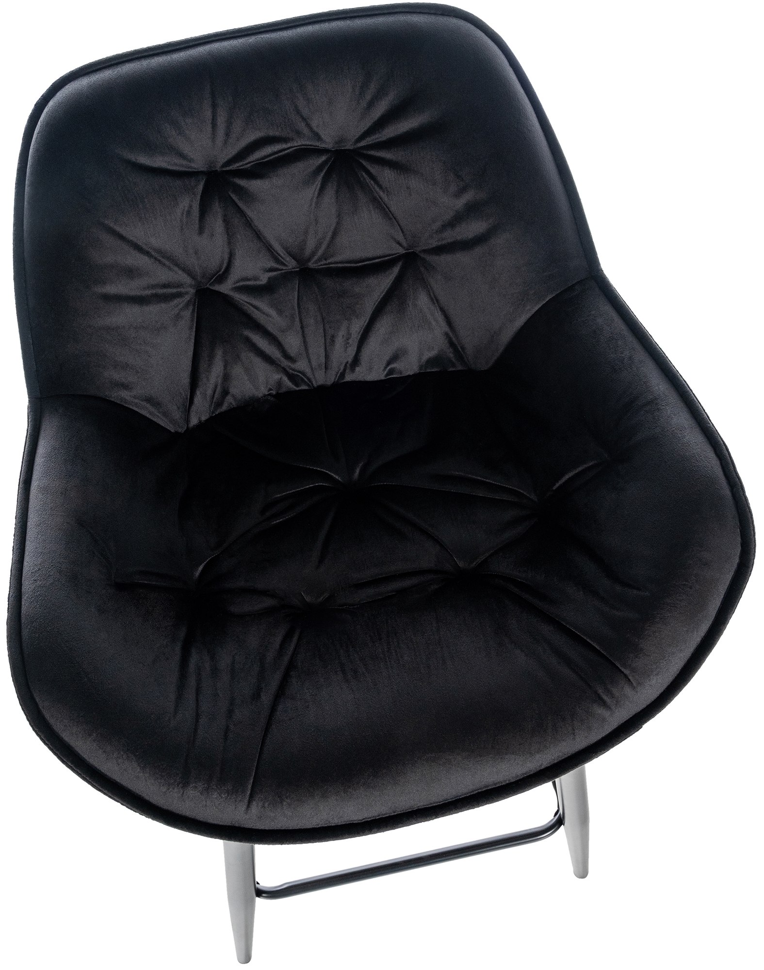 Set di 2 sgabelli da bar Gibson in velluto con altezza seduta 76 cm