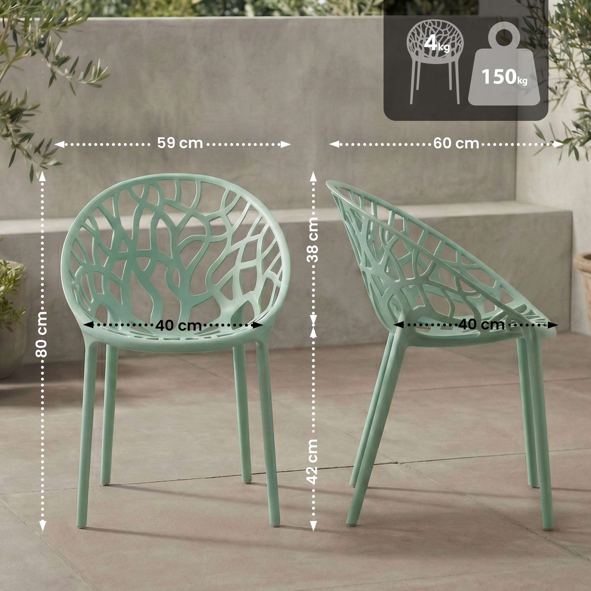 Sedia da giardino Hope