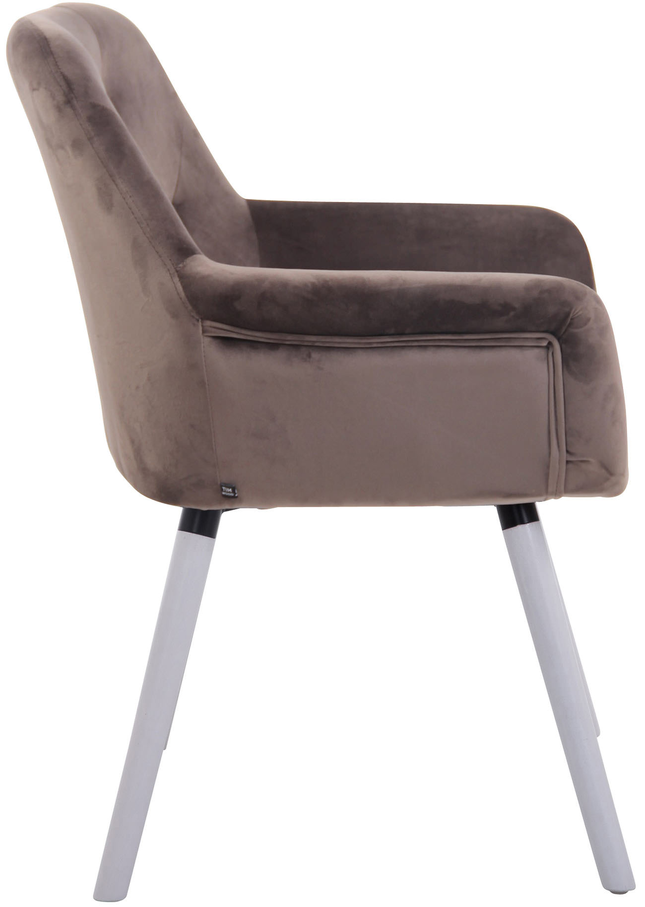 Sedia design Cassidy in velluto