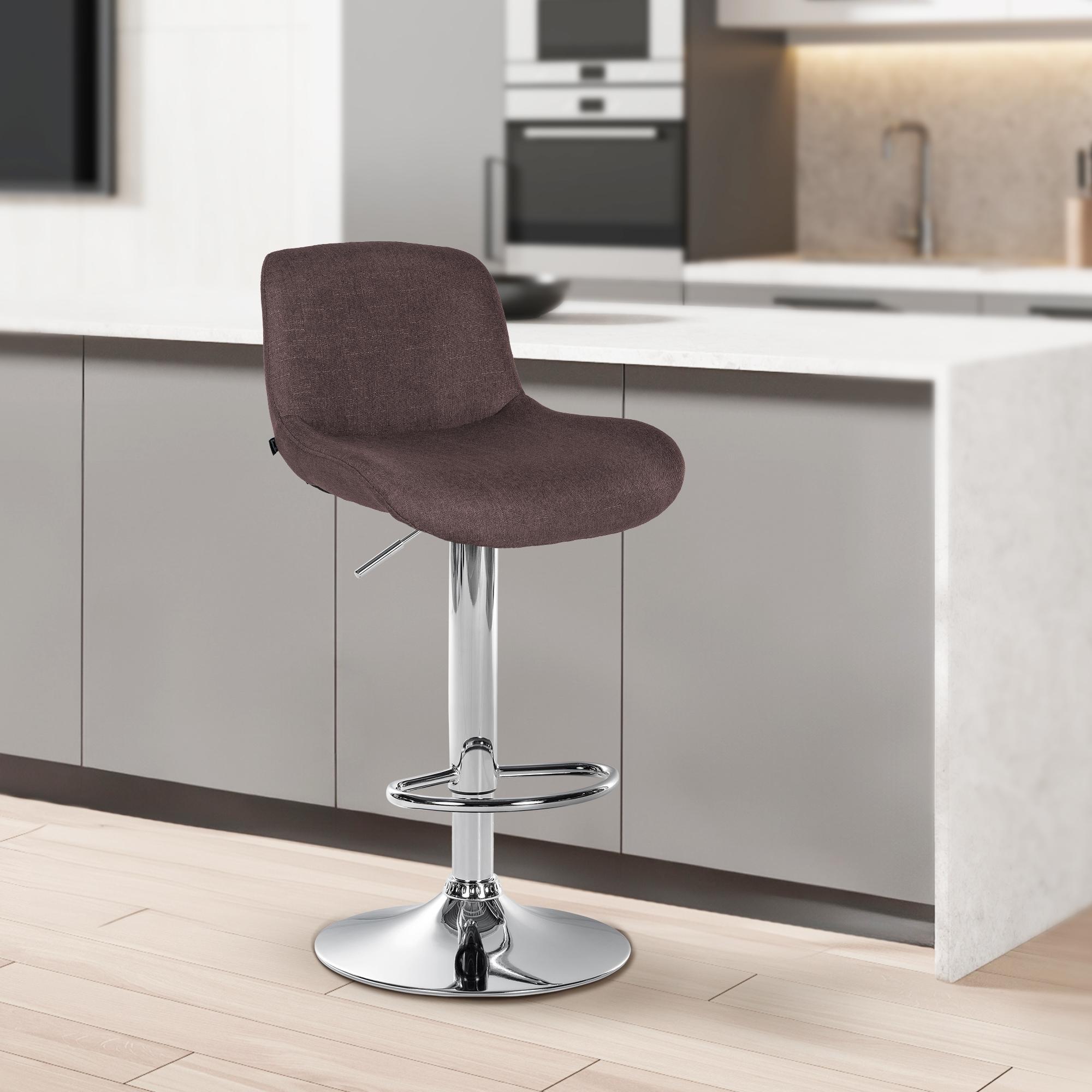 Set di 2 sgabelli da bar Solon cromo