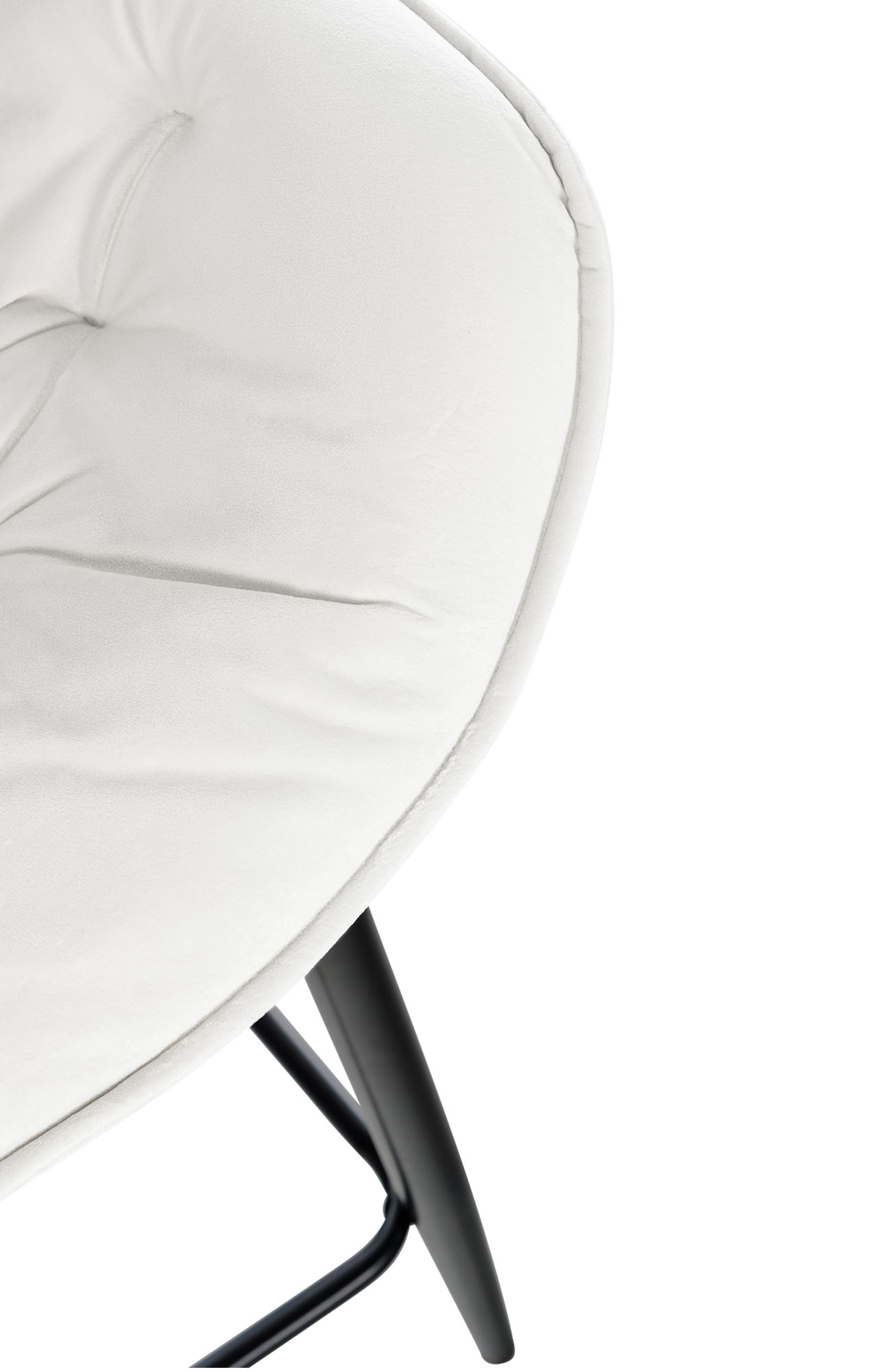 Set di 2 sgabelli da bar Gibson in velluto con altezza seduta 76 cm
