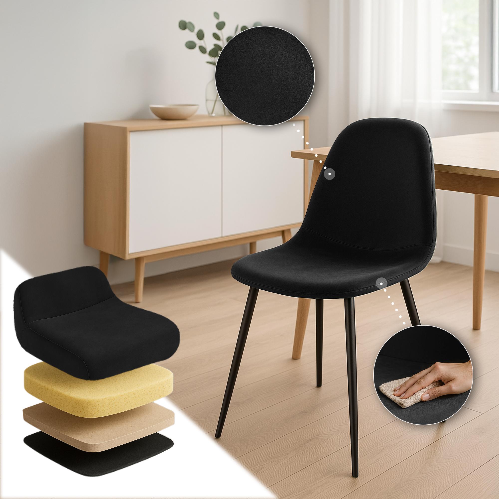 Set di 4 sedie da pranzo Napier