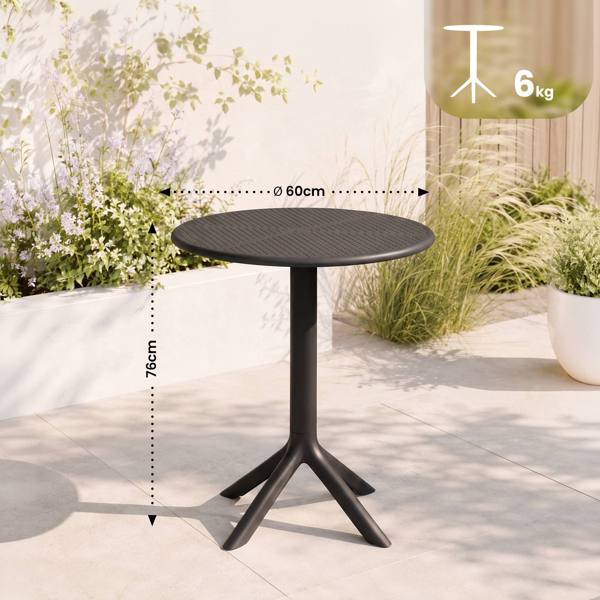 Tavolo Lacota rotondo 60 cm