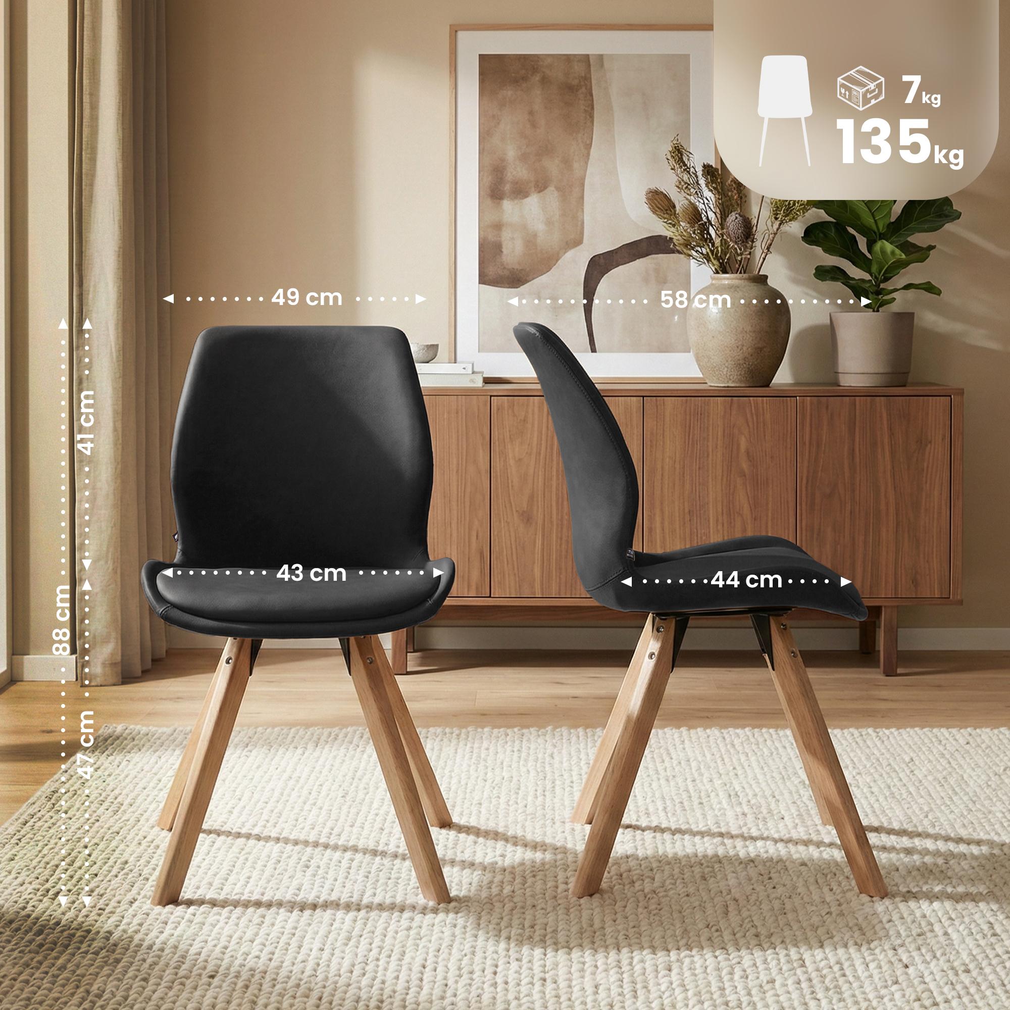 Sedia da pranzo Luna