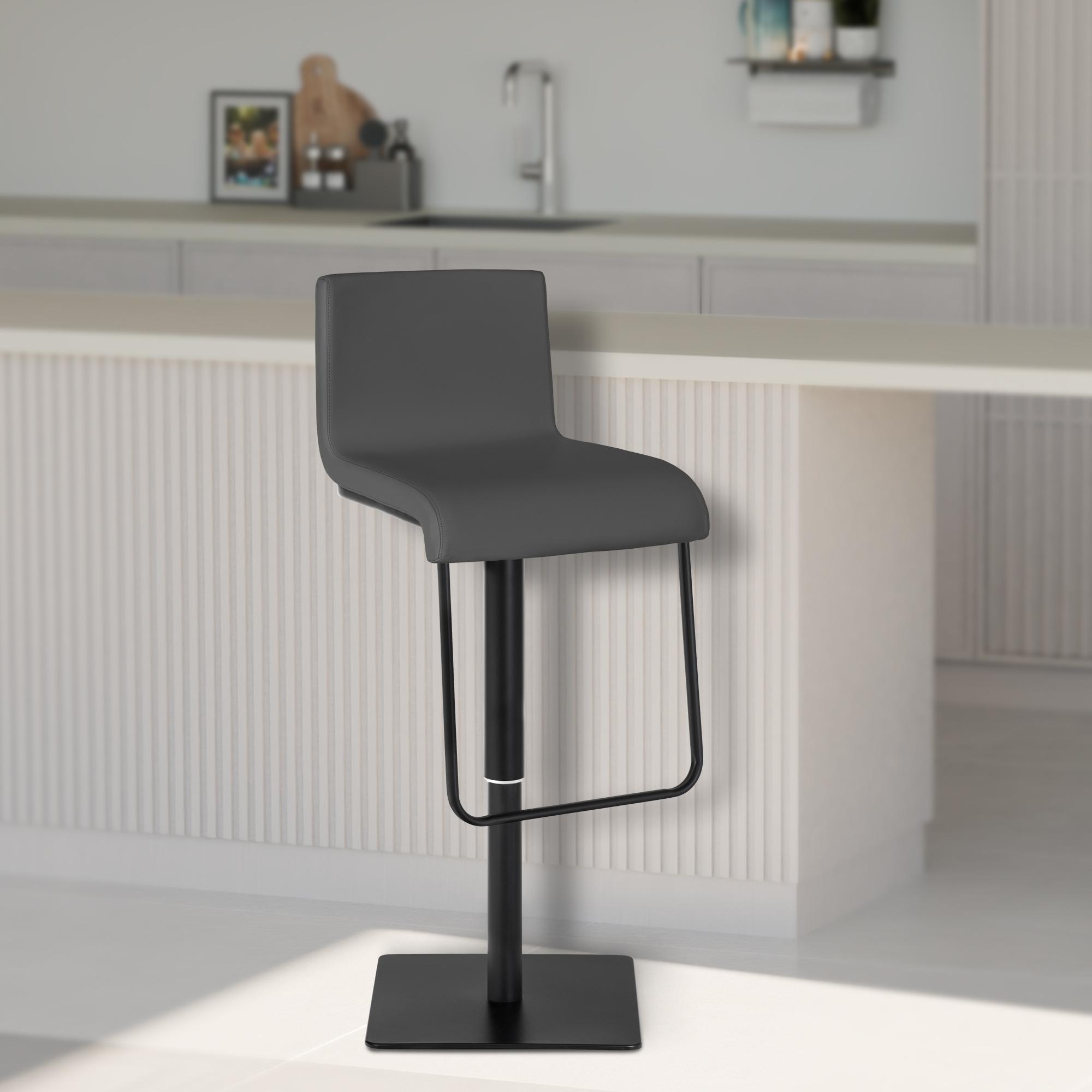 Set di 2 sgabelli da bar Limon rivestimento in similpelle