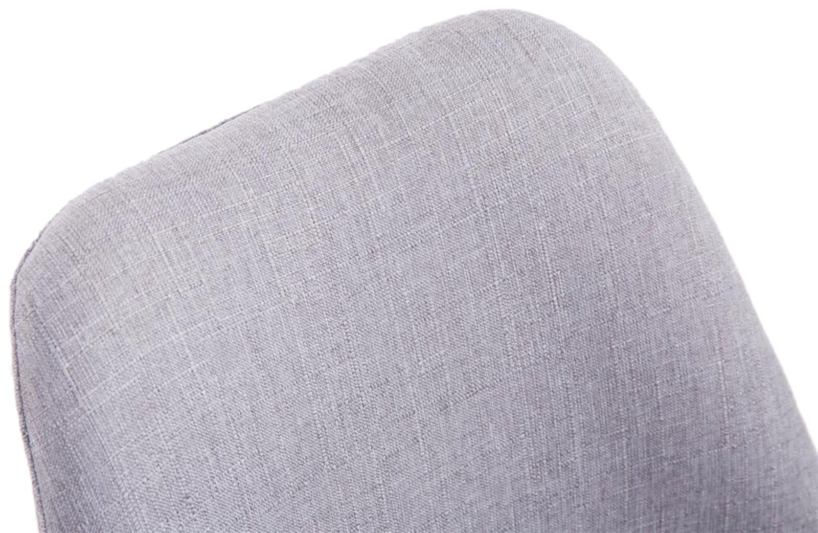 Set di 4 sedie per visitatori Toulouse Fabric Round