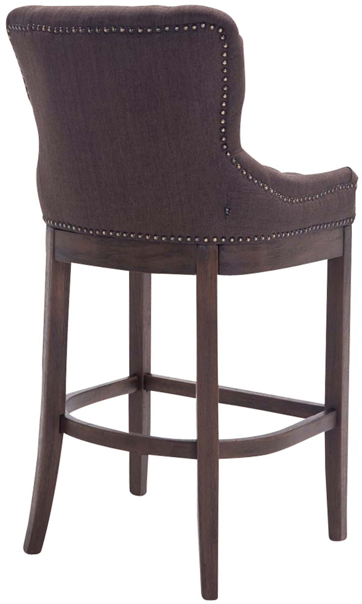 Sgabello Lakewood stoffa antico-scuro