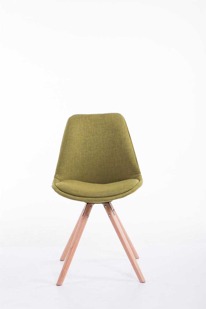 Sedia Toulouse in stoffa gambe tonde