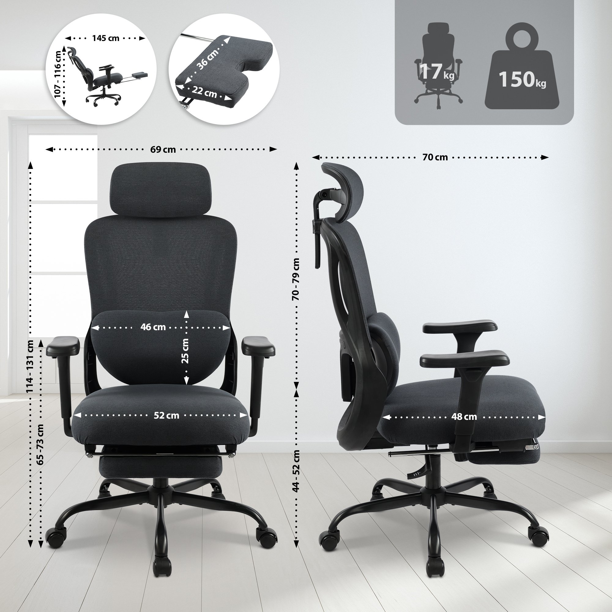 Sedia da ufficio Leesburg