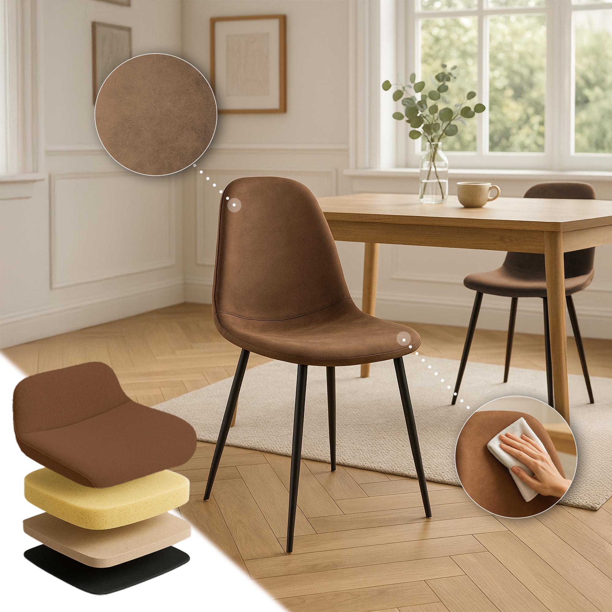 Set di 4 sedie da pranzo Napier