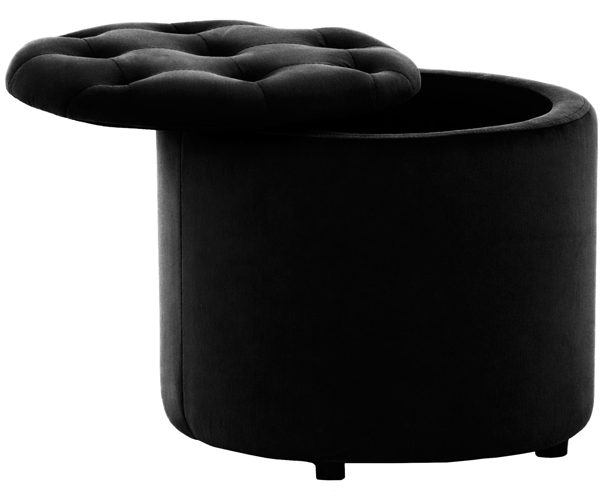 Pouf Pantin in velluto