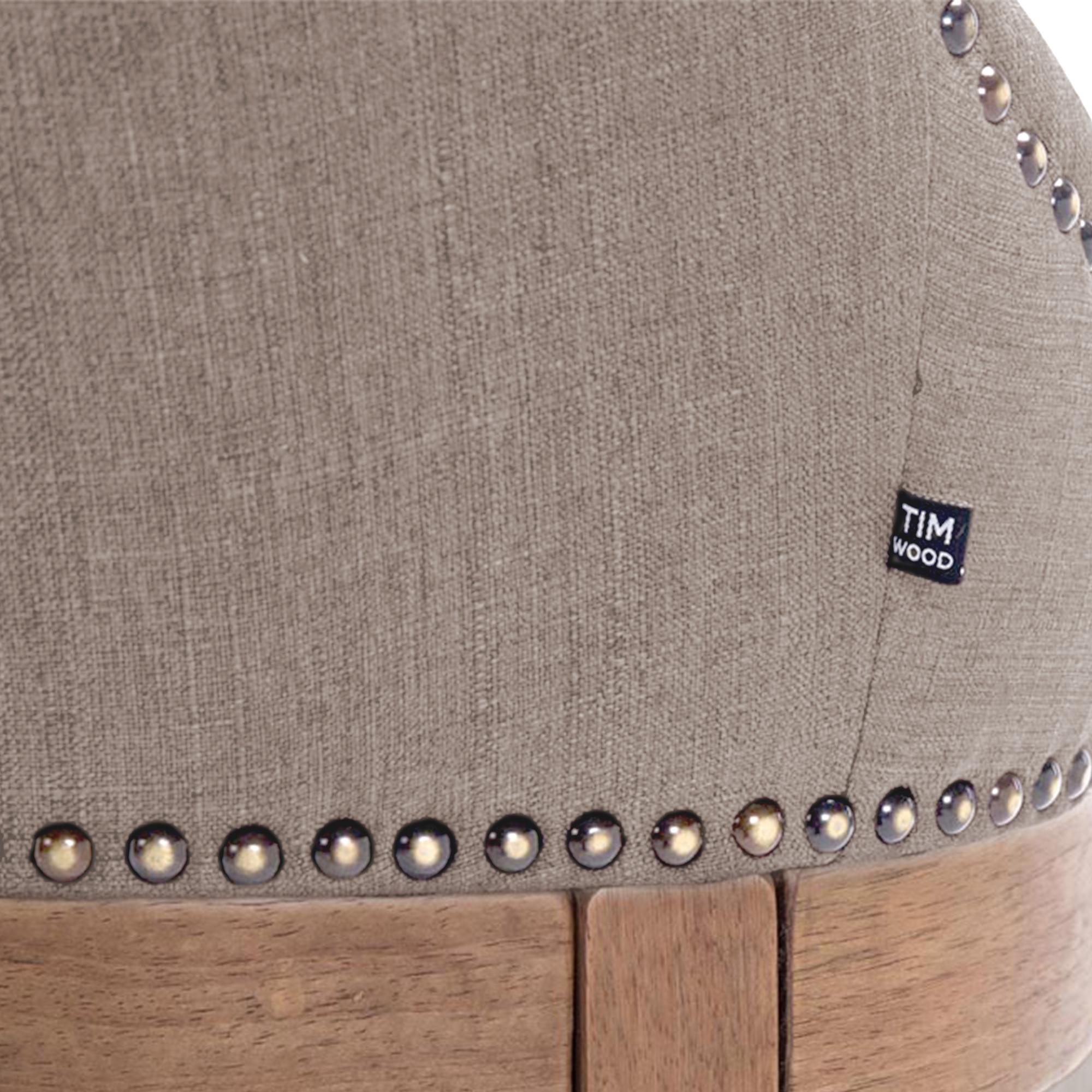 Sgabello Lakewood Stoffa antico-chiaro