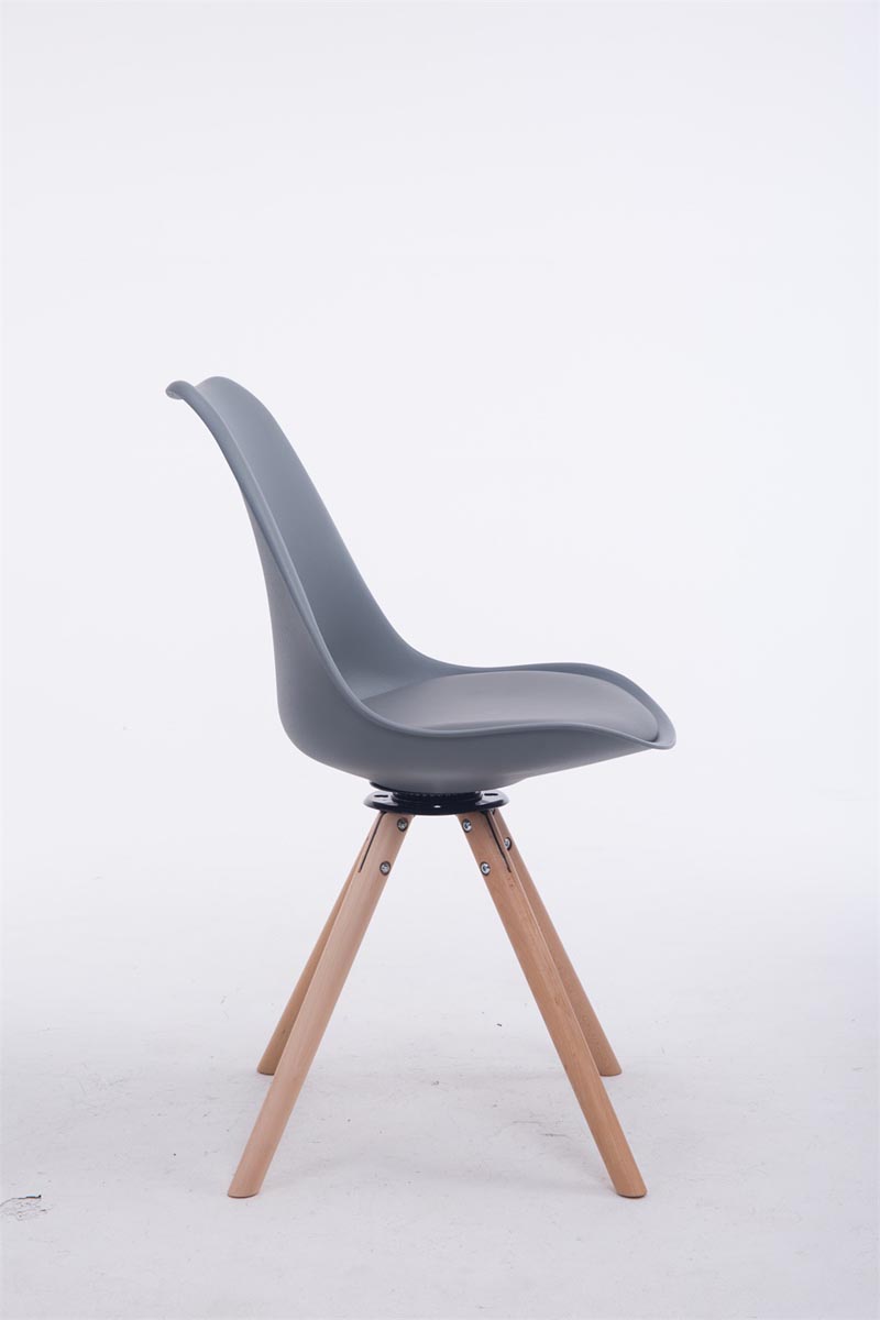 Sedia design Troyes Girevole Similpelle Rotondo