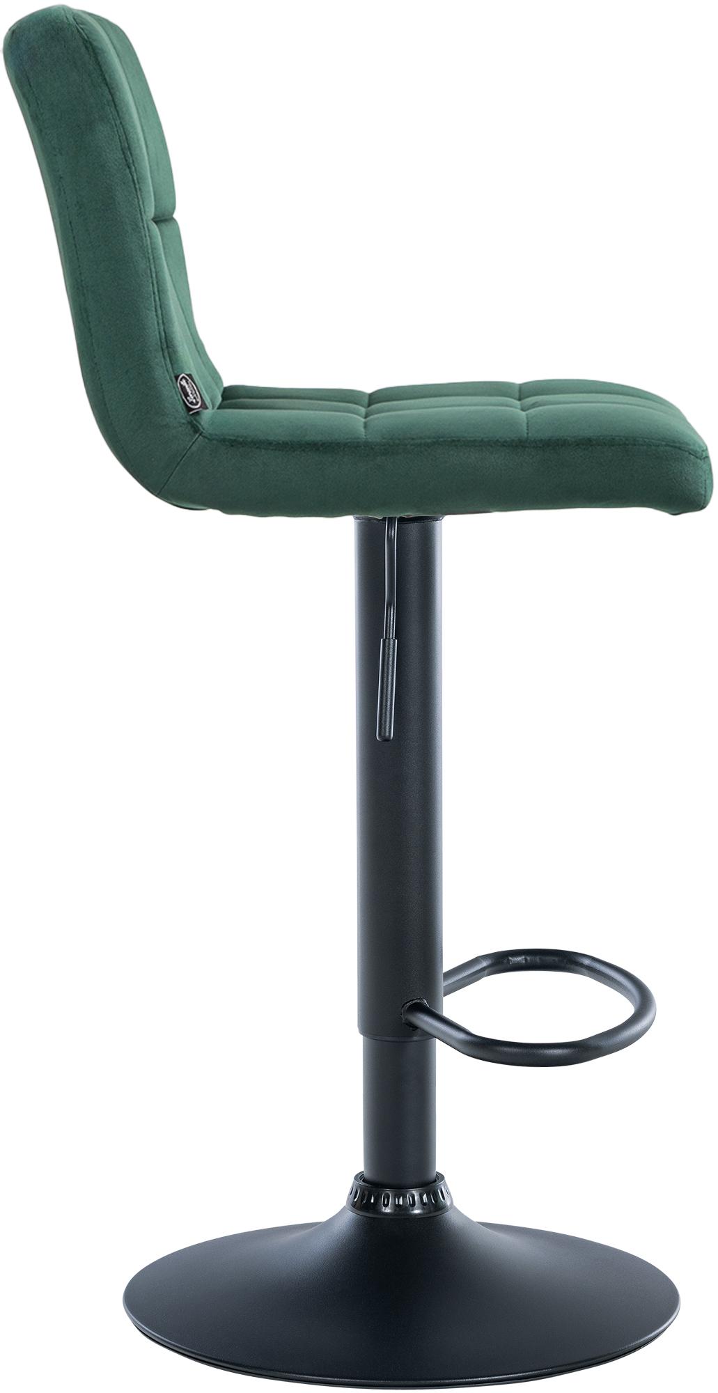 Set di 2 sgabelli da bar Peru velluto