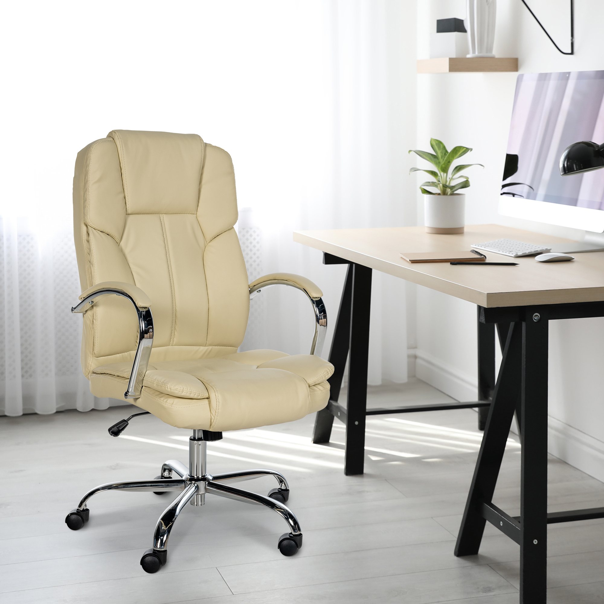 Poltrona ufficio XXL Xanthos in similpelle