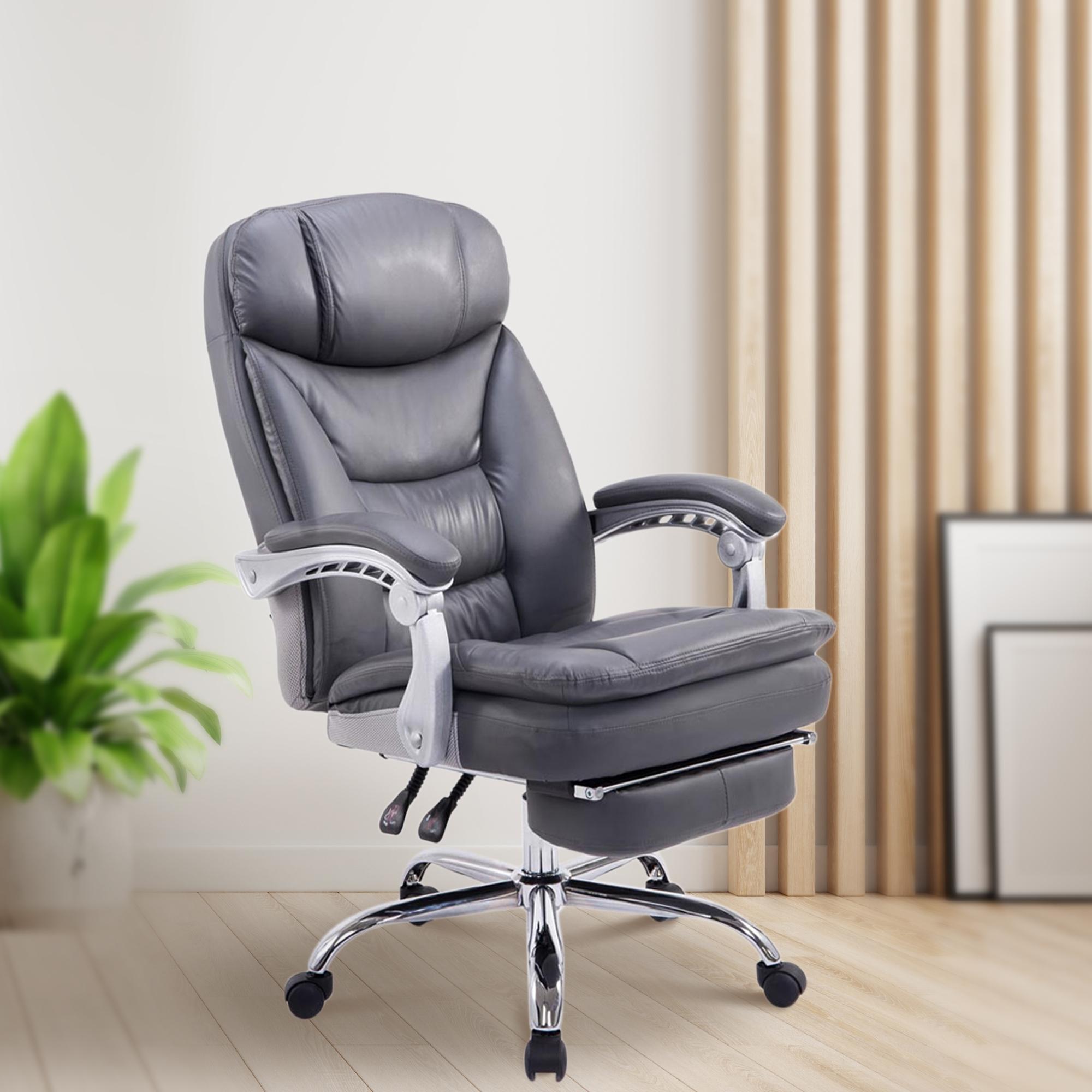 Sedia da ufficio XL Troy in similpelle