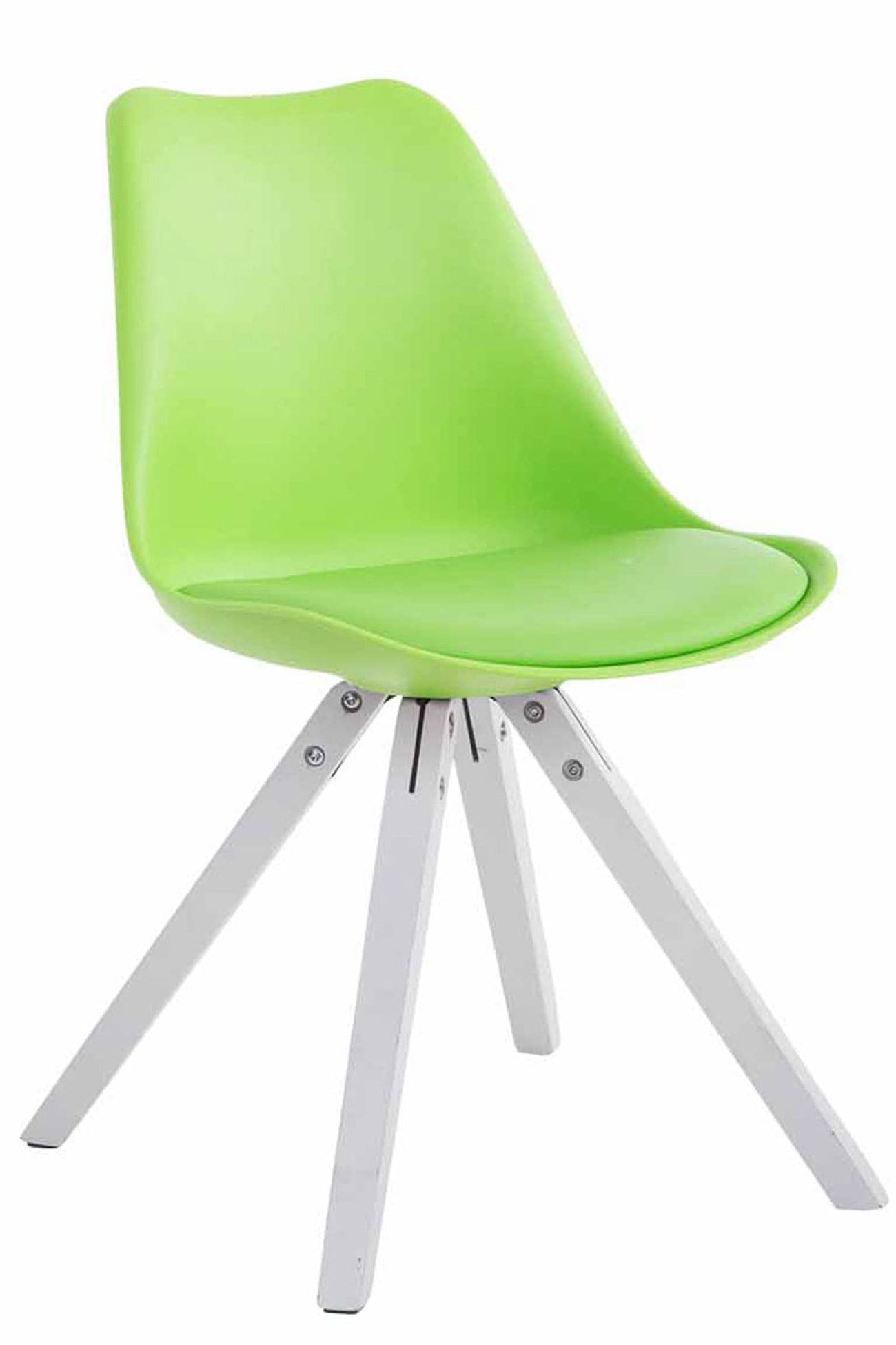 Set di 4 sedie Toulouse in similpelle Square