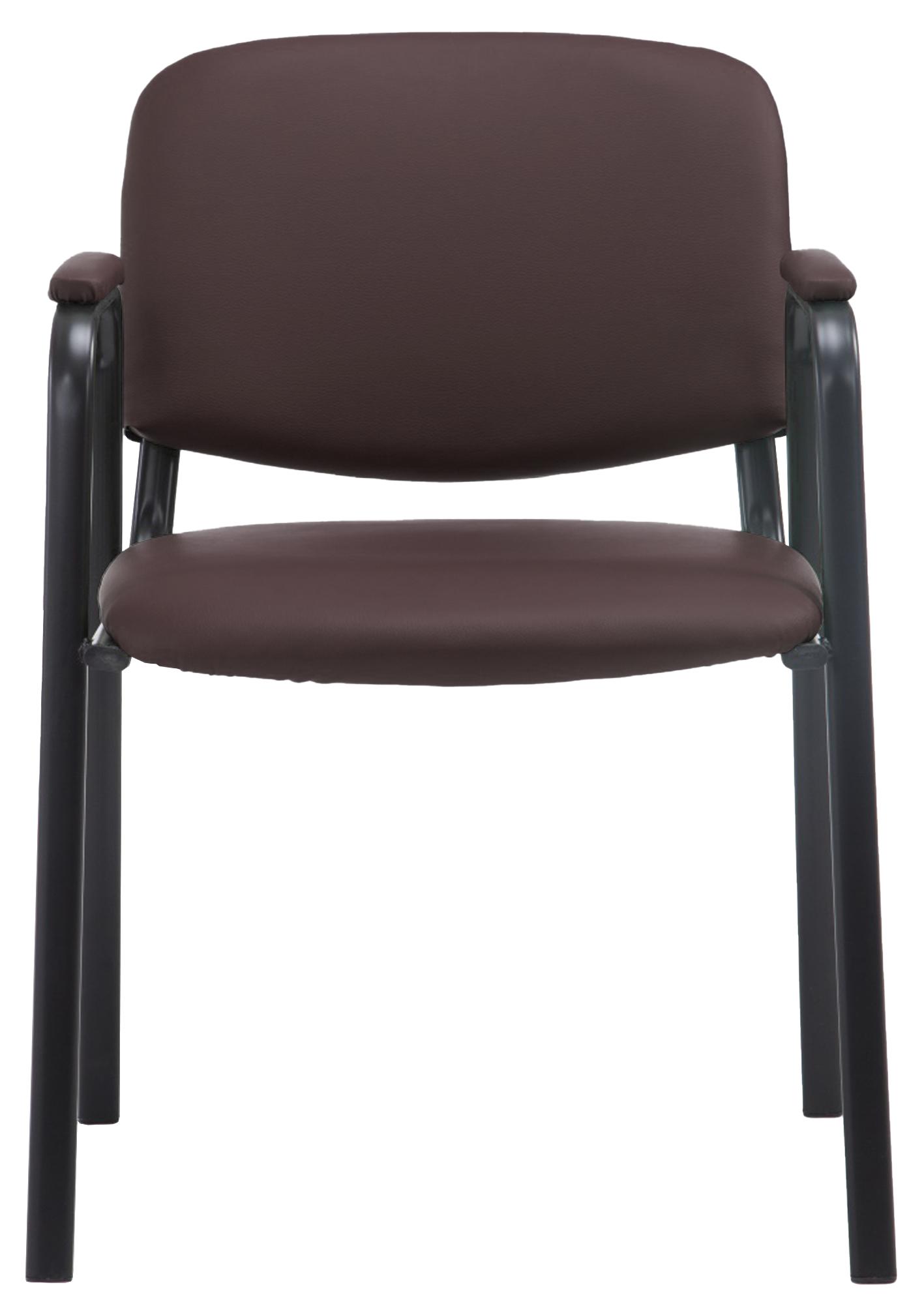 Sedia impilabile Ken Pro in ecopelle
