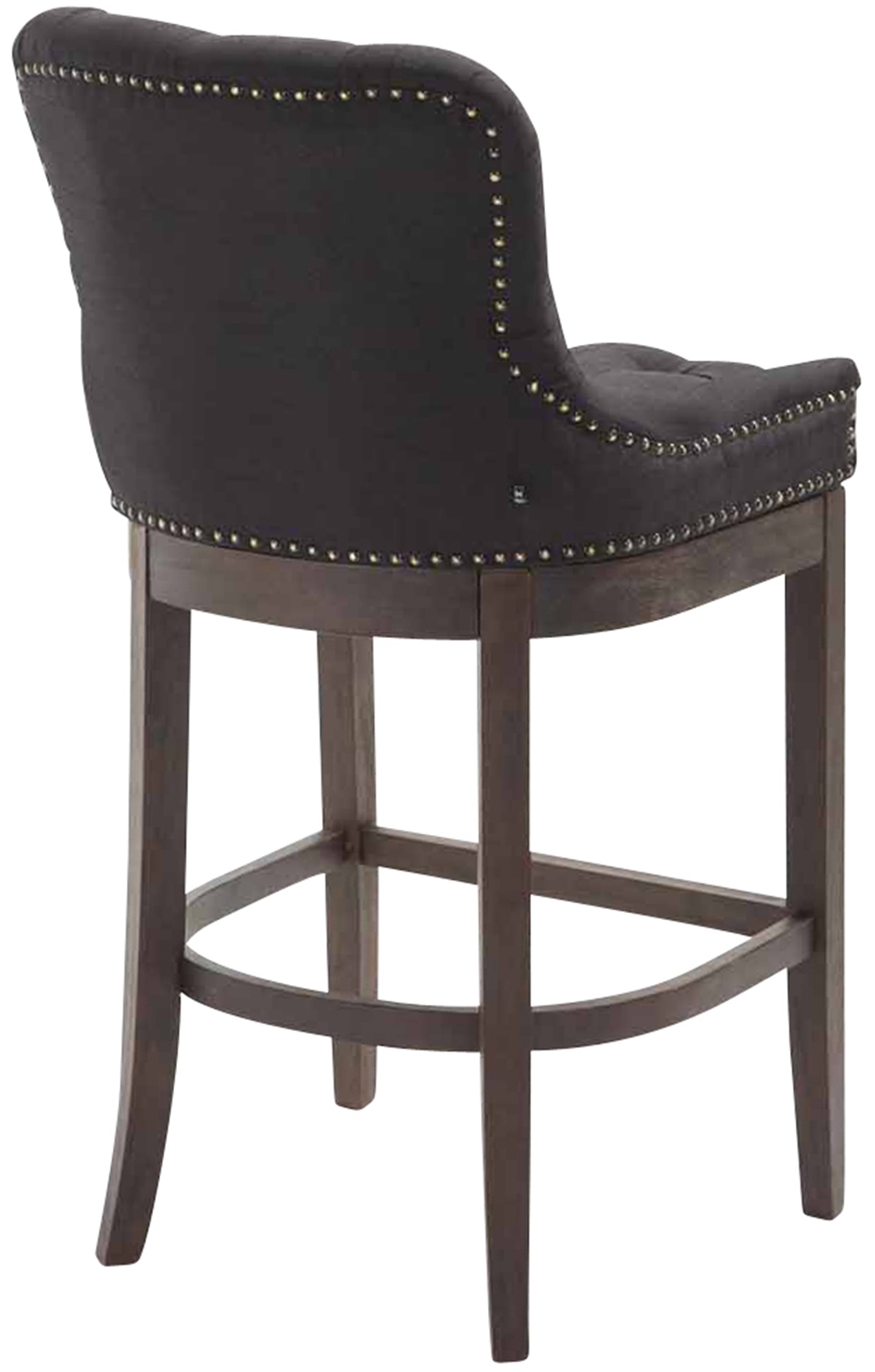 Sgabello Lakewood stoffa antico-scuro