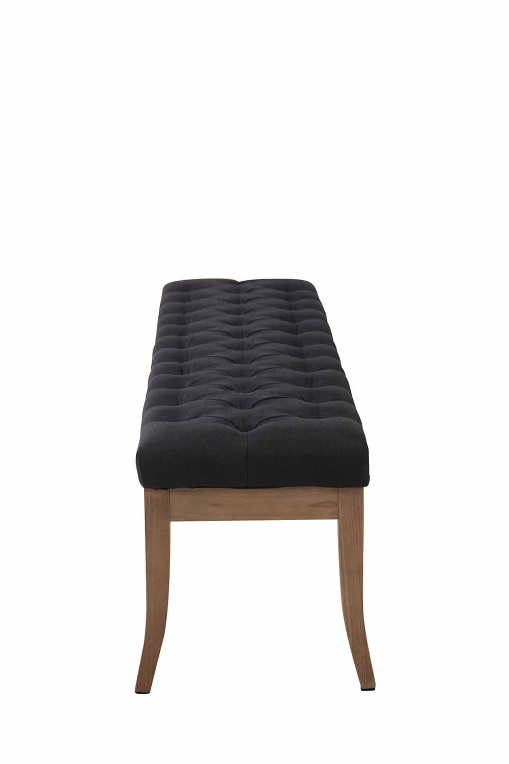 Panca design RAMSES in legno chiaro antico tessuto