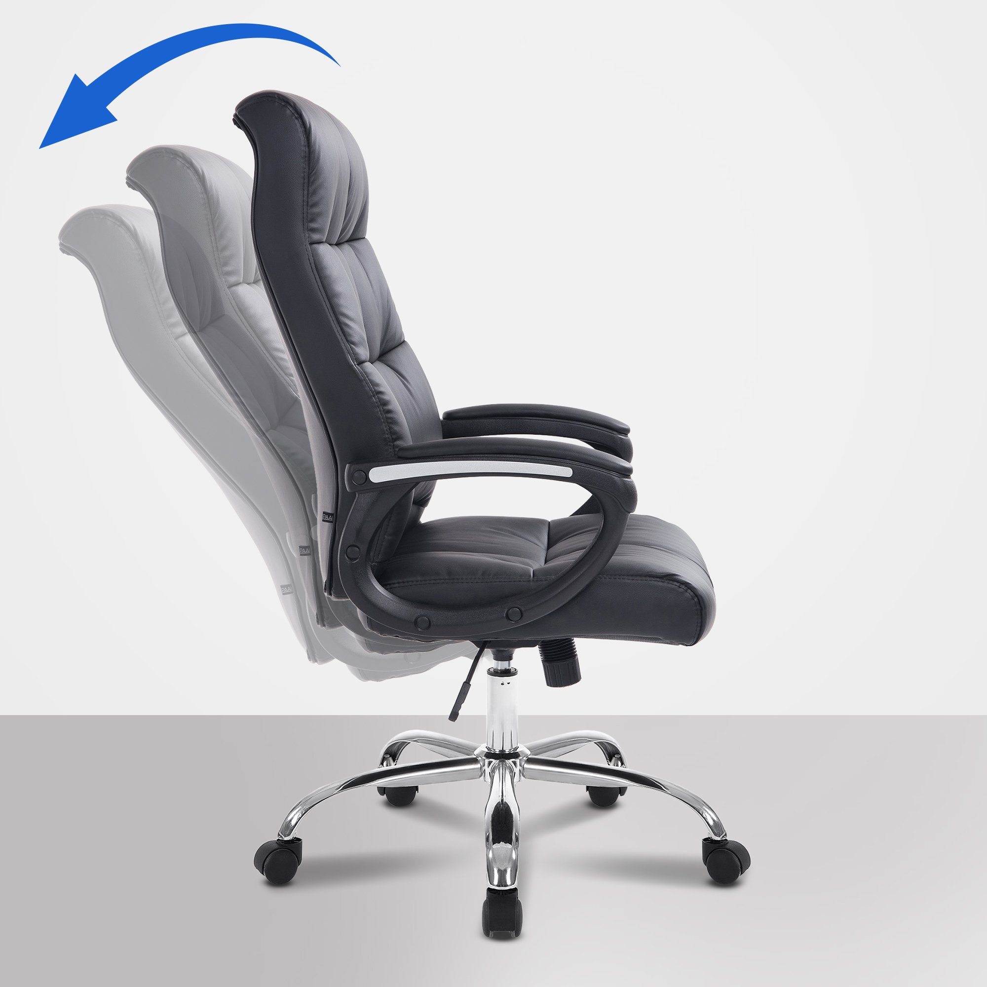 Sedia da ufficio Poseidon in similpelle