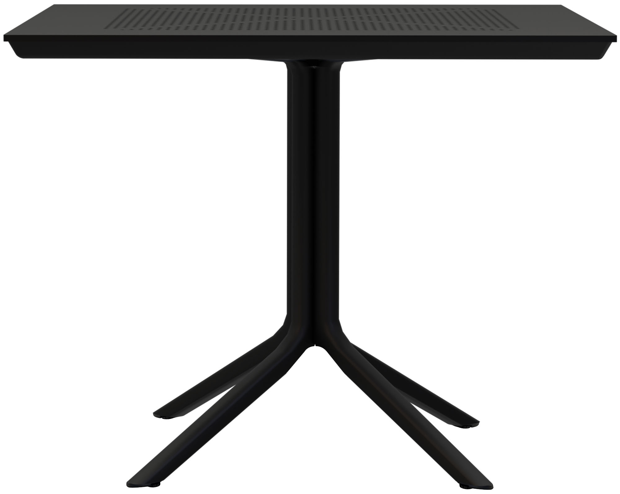 Tavolo da giardino Lenval 80x80 cm Tavolo da esterno in bianco o nero