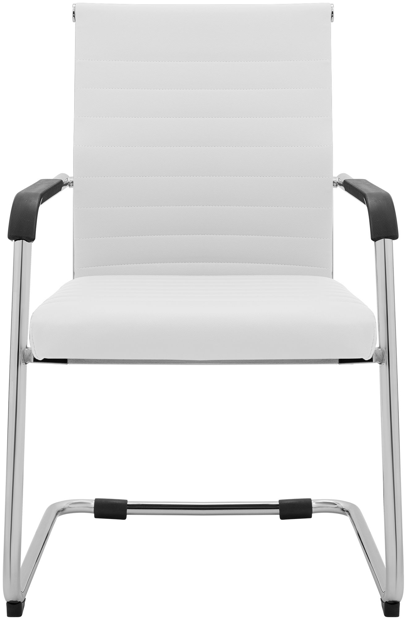 Sedia cantilever Hakon in similpelle