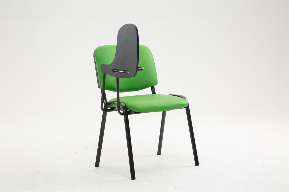 Sedia Ken in similpelle con tavolino ribaltabile