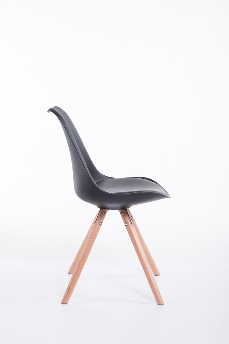 Sedia Toulouse in similpelle gambe tonde