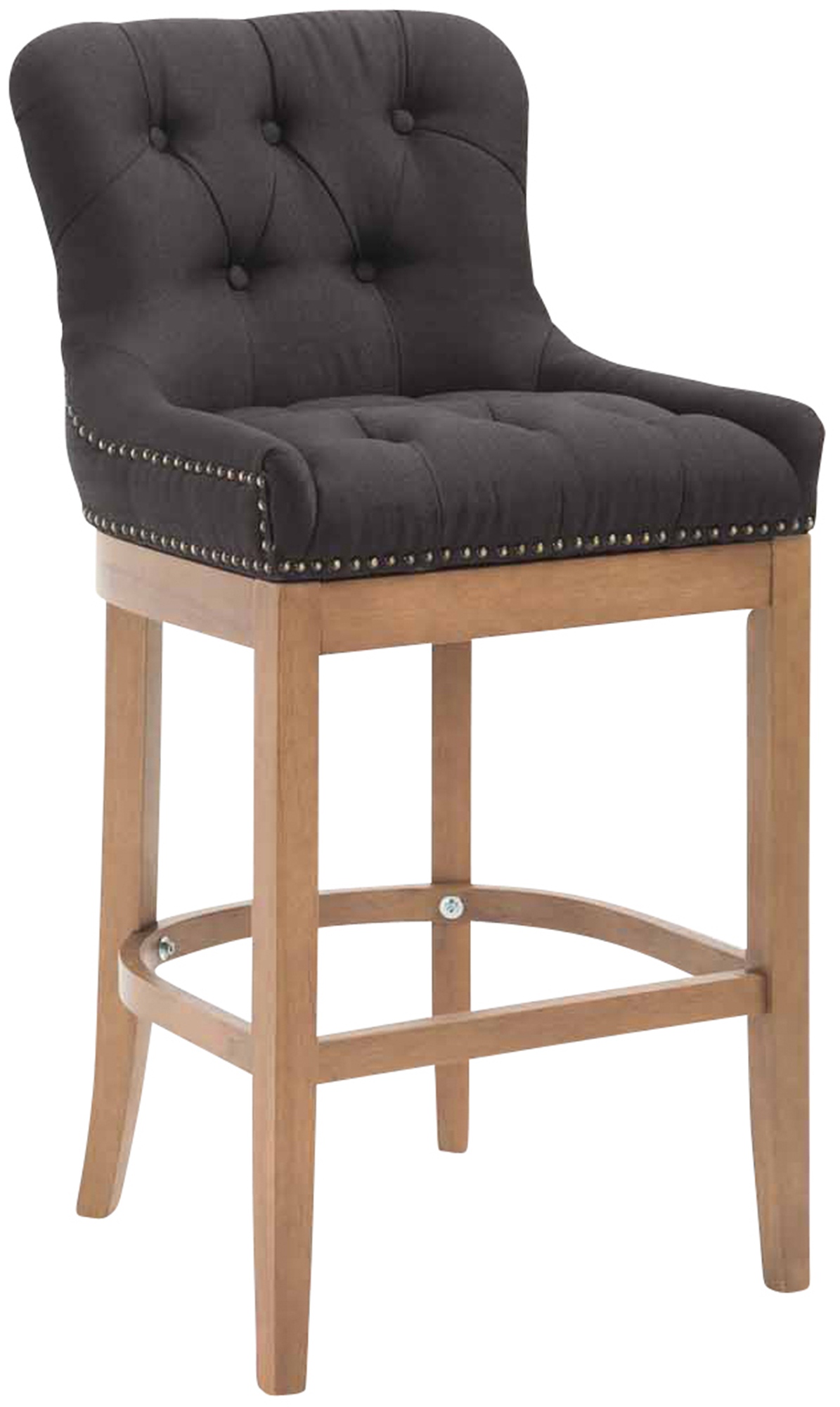 Sgabello Lakewood Stoffa antico-chiaro