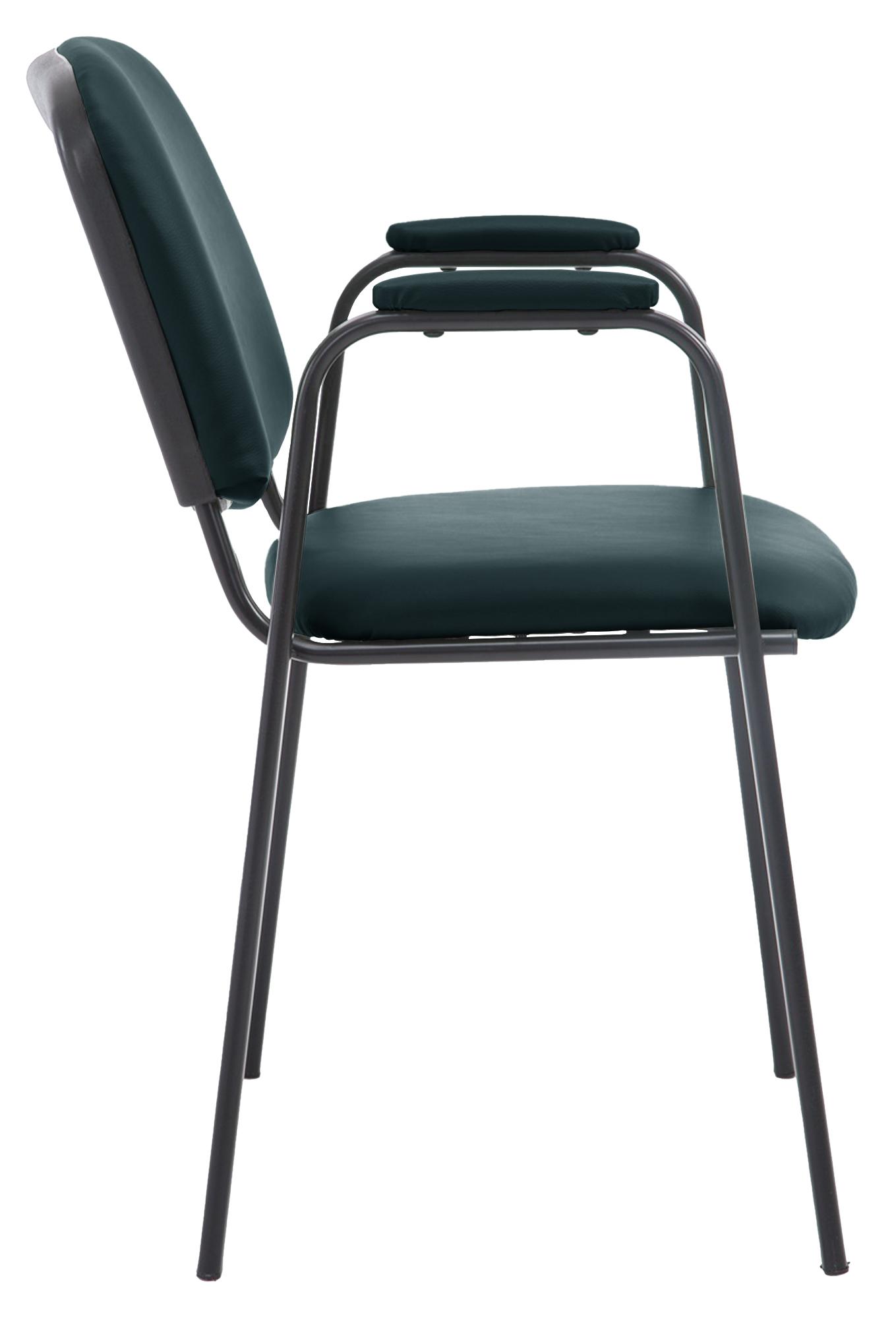 Sedia impilabile Ken Pro in ecopelle