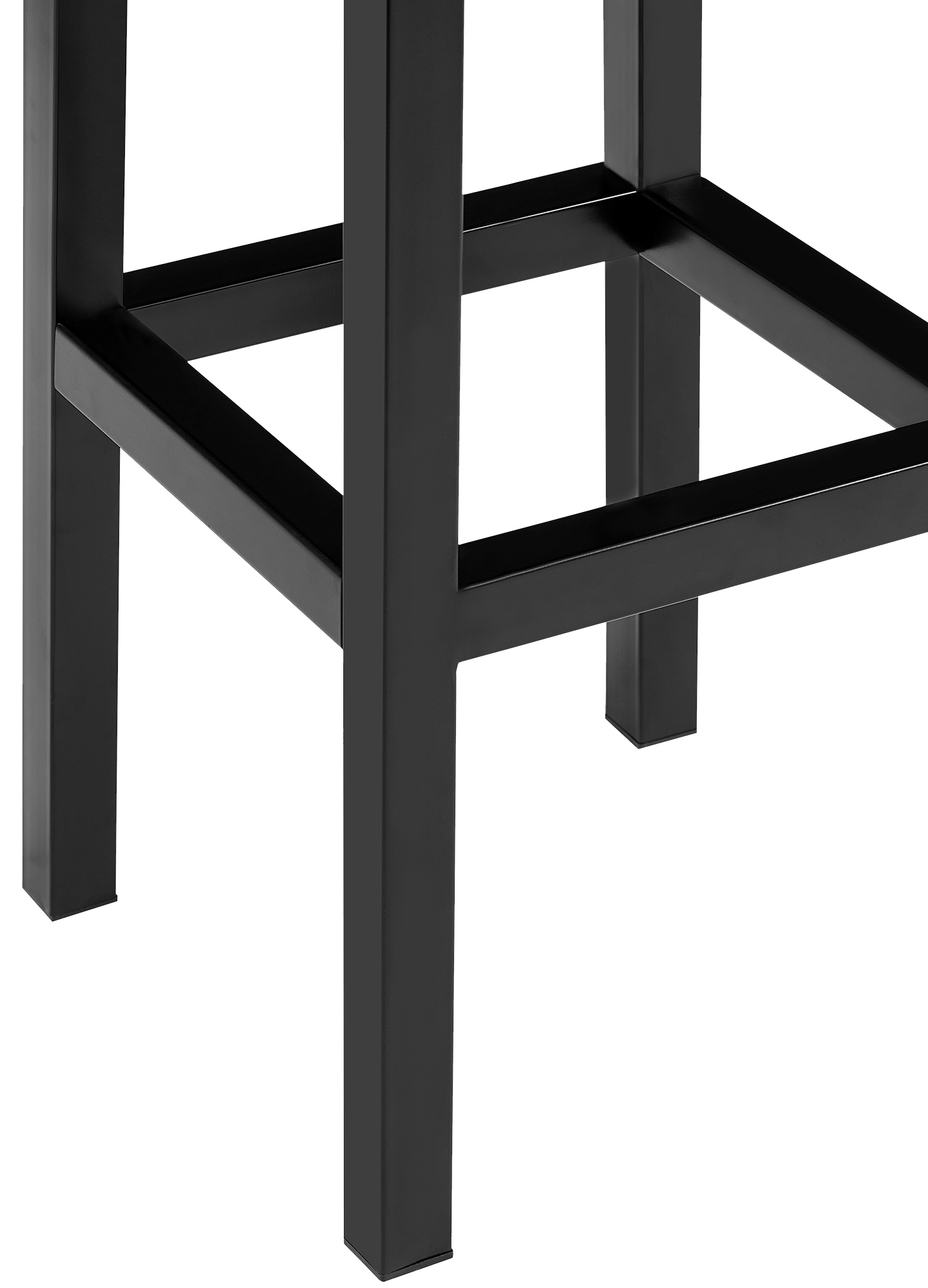 Sgabello Taylor Altezza seduta 83 cm Struttura in metallo nero