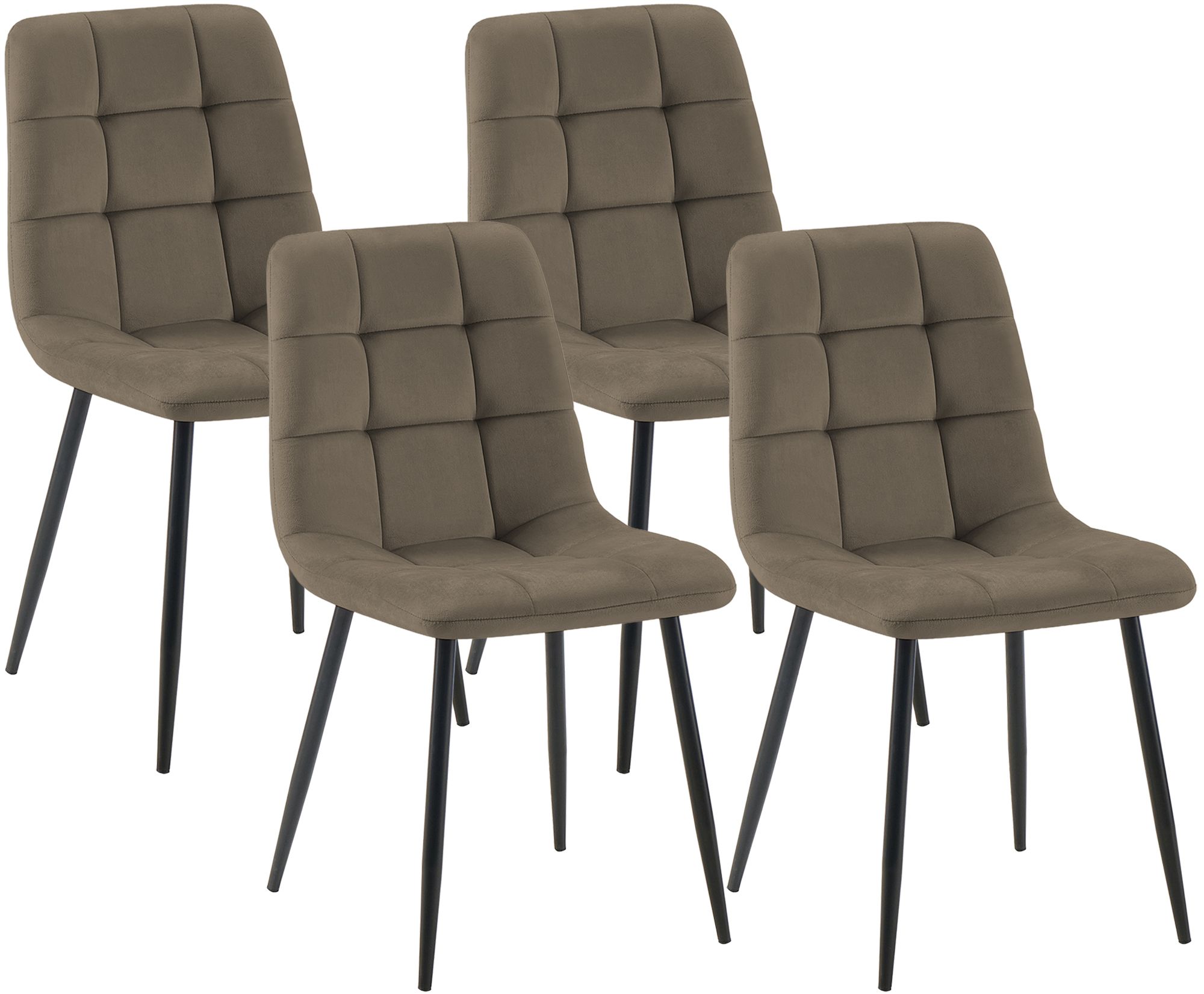 Set di 4 sedie da pranzo Tilde