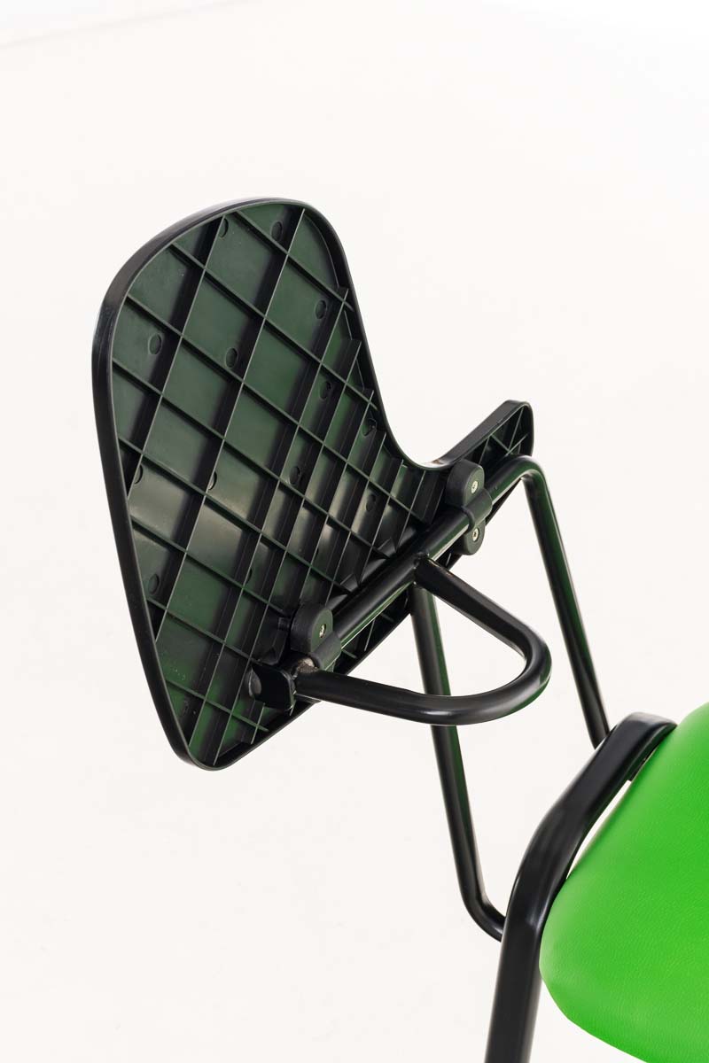 Sedia Ken in similpelle con tavolino ribaltabile