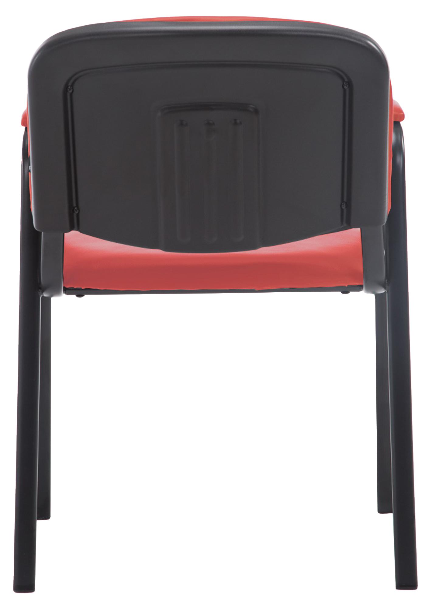 Sedia impilabile Ken Pro in ecopelle