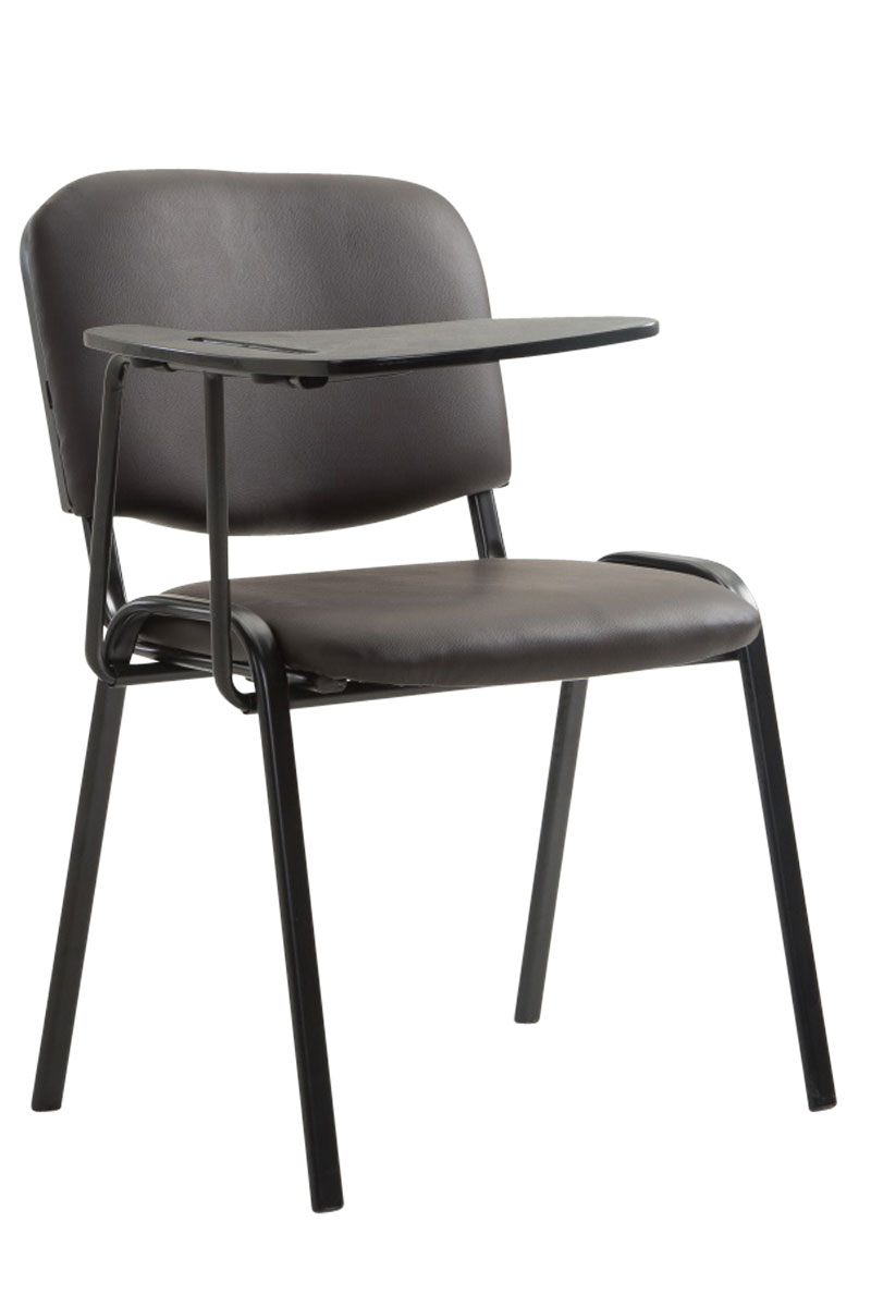 Sedia Ken in similpelle con tavolino ribaltabile