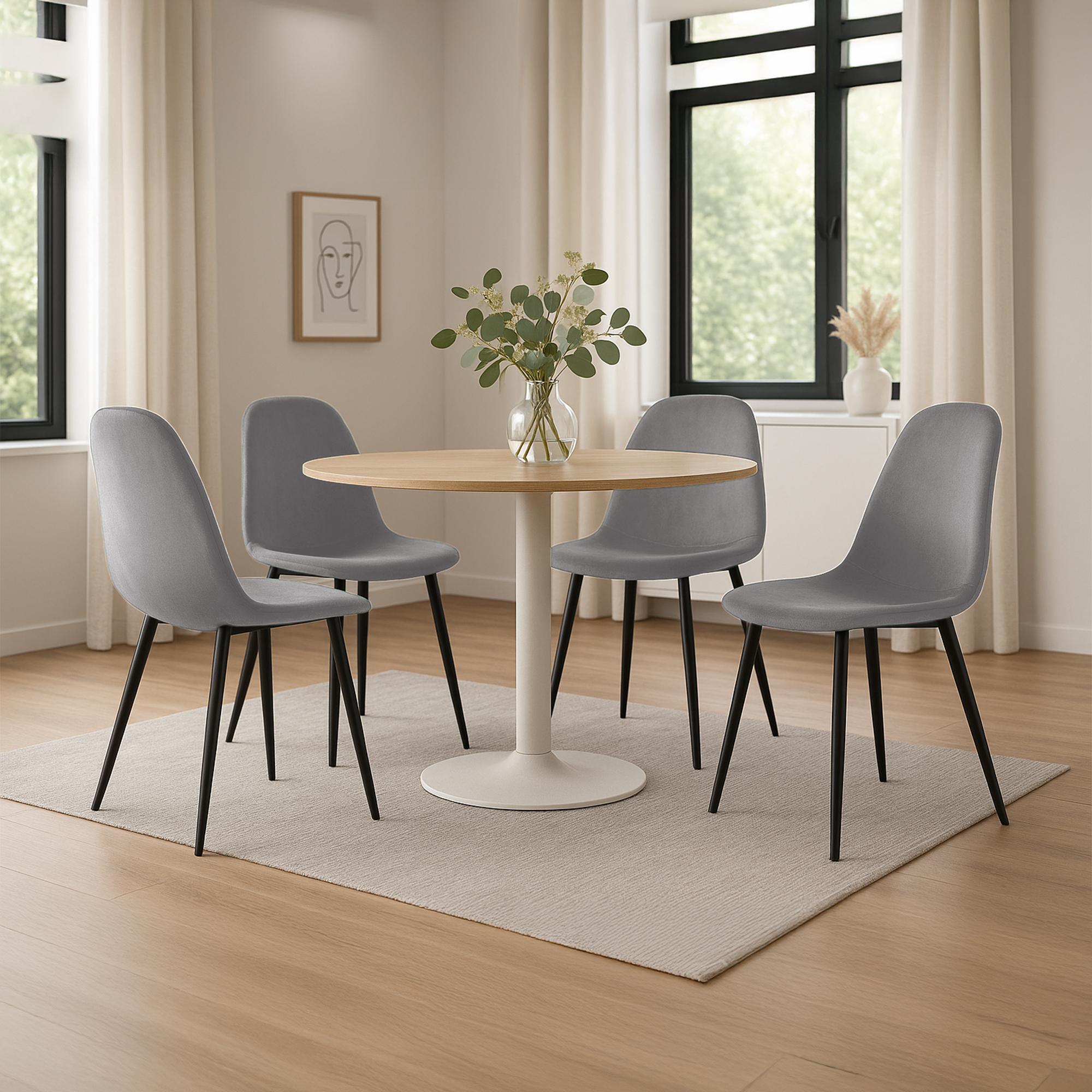 Set di 4 sedie da pranzo Napier